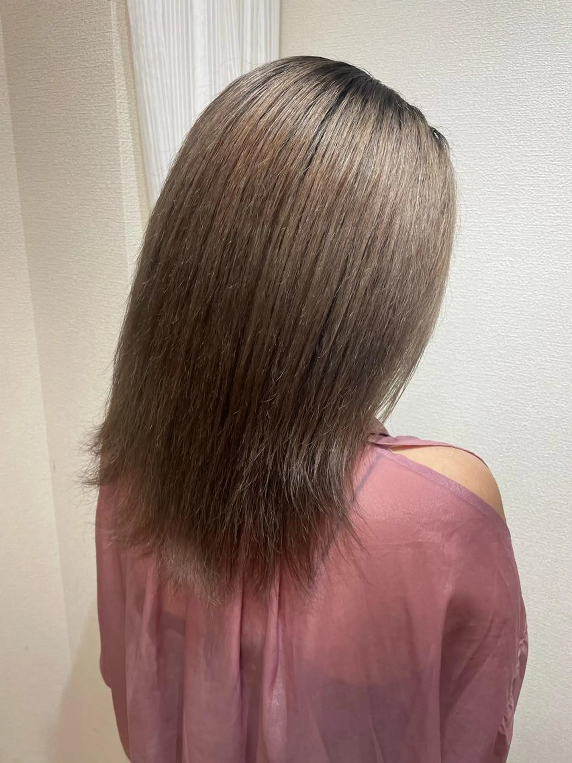 ミディアム カラー ケアブリーチ /髪質 改善/古橋圭史郎のヘアスタイル