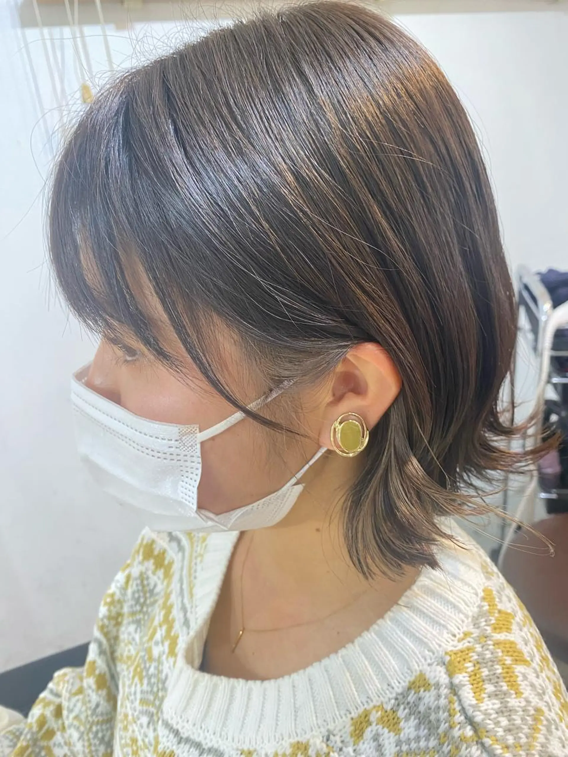 ミディアム カラー 銀座⚜️【脱白髪染め 美髪矯正】トグチのヘアスタイル