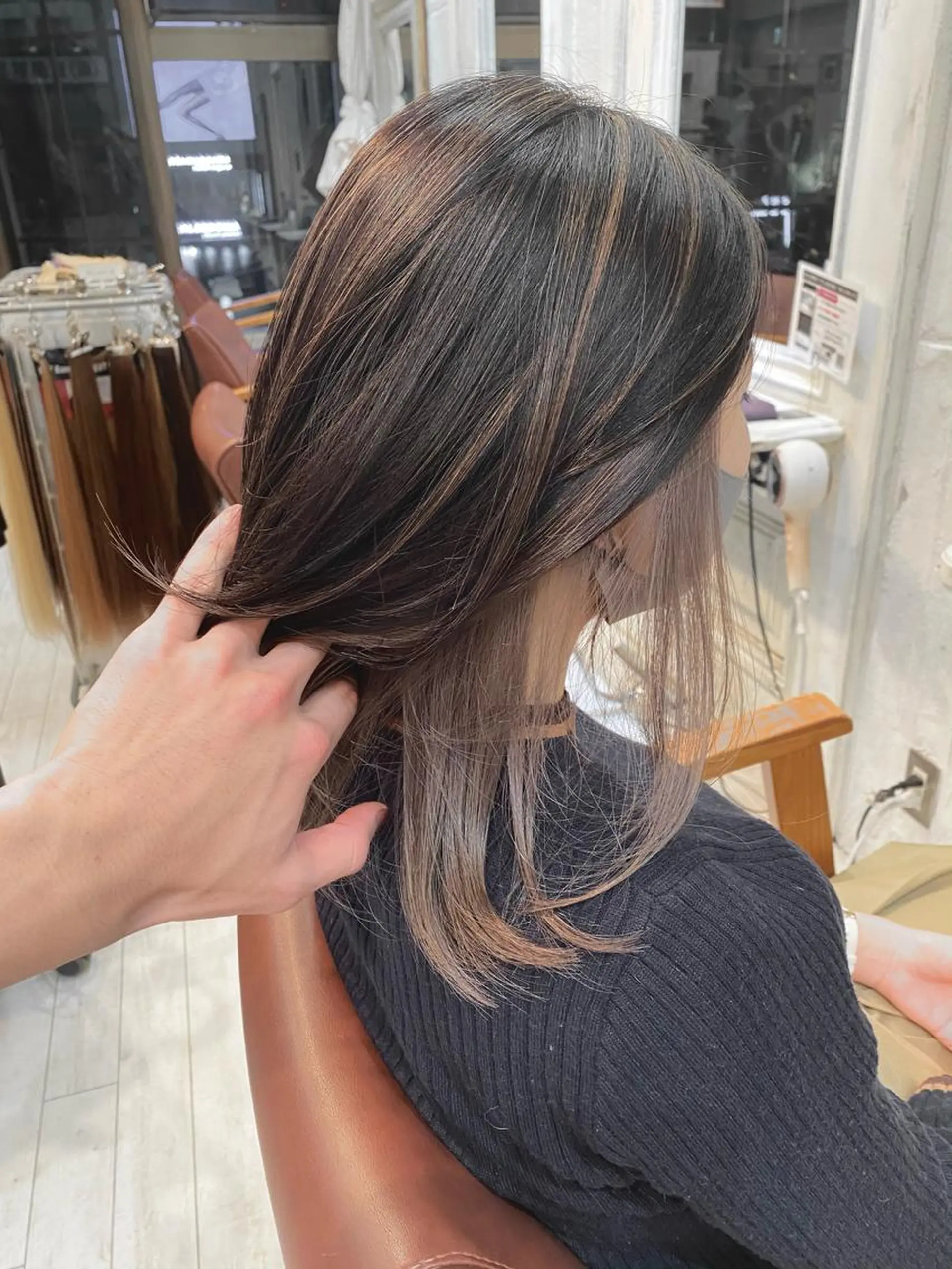 セミロング カラー Fbeauty所属・ブリーチ koheiのヘアスタイル