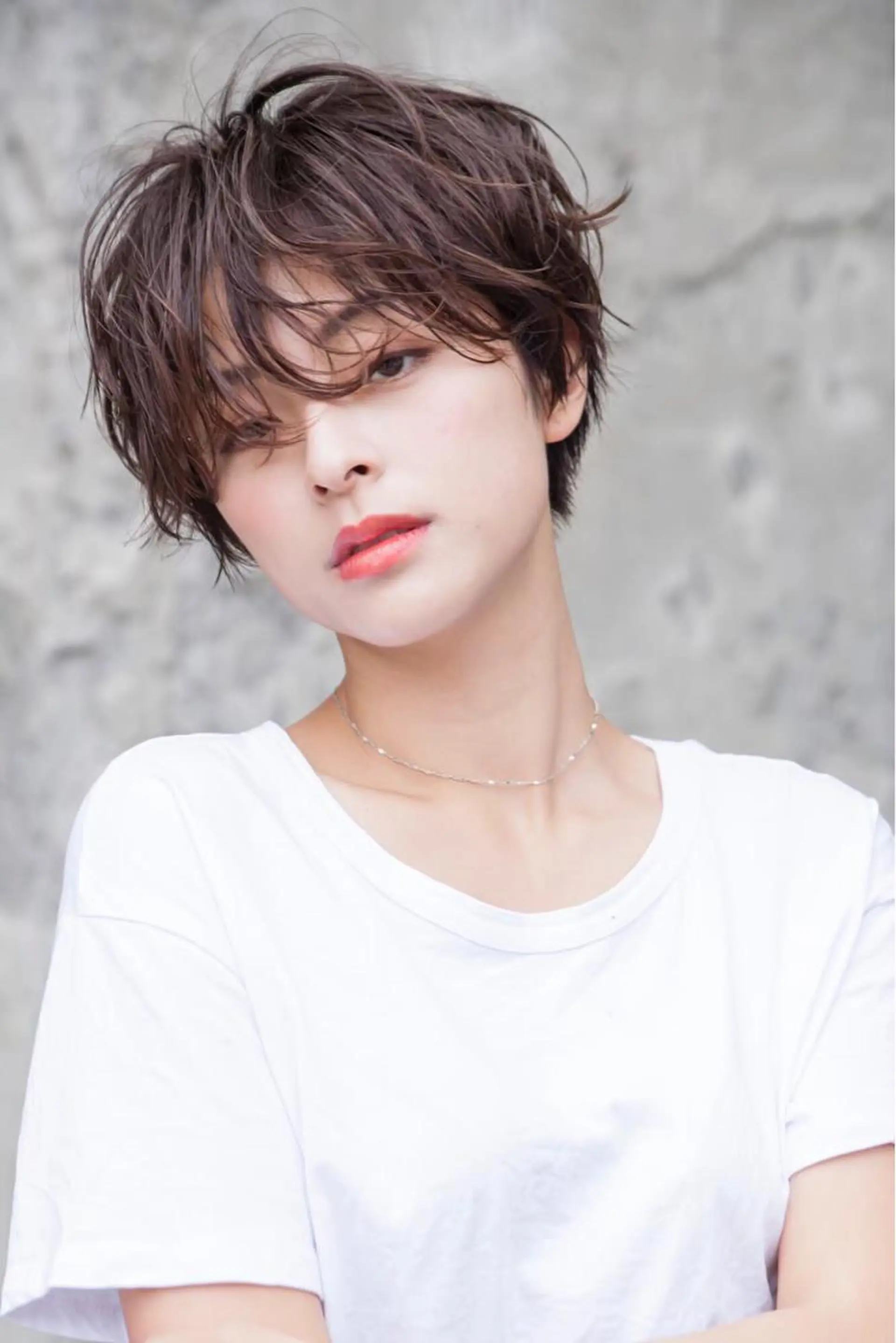 ショート カラー パーマ 💘透明感カラー💘 沖本 将宏のヘアスタイル