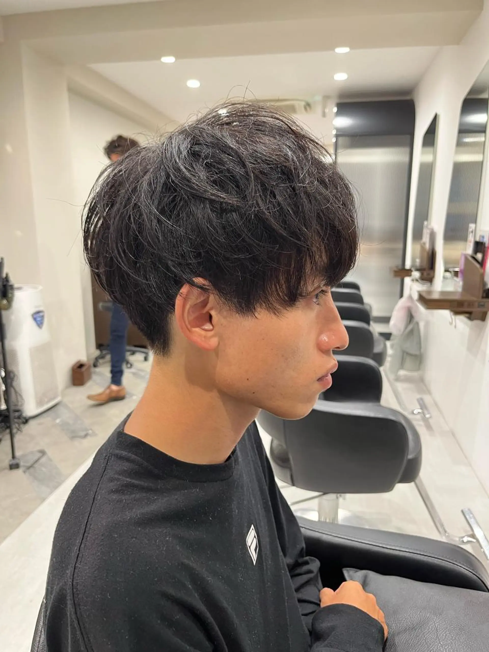 メンズ カット パーマ 髪質改善 川島 広大のヘアスタイル