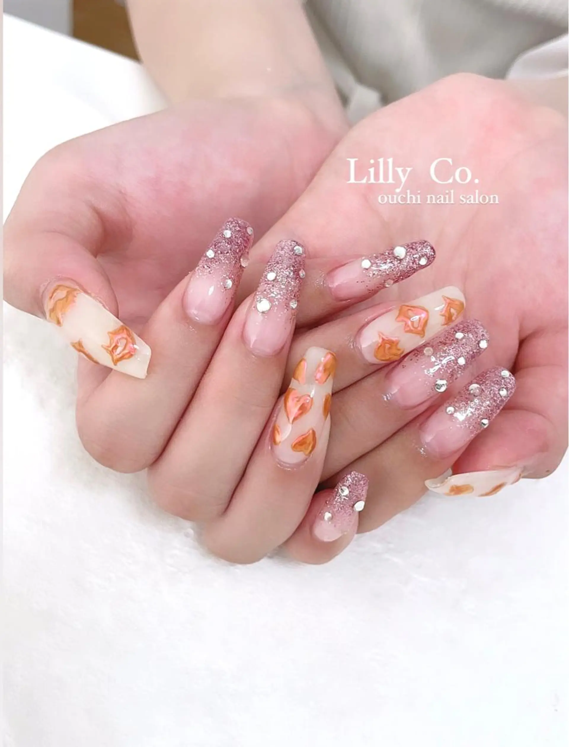ネイル 持ち込み スカルプネイル Lilly Co.のネイルデザイン