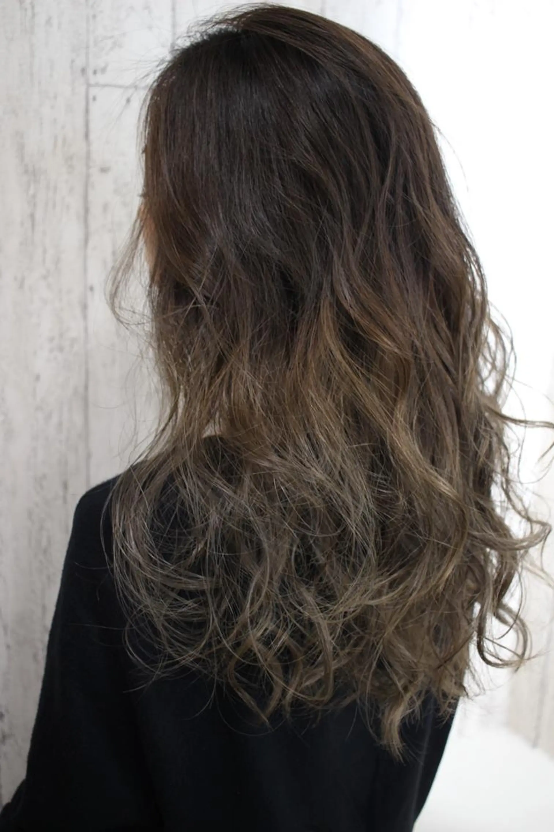 ロング カラー チビ編み込みエクステ シールEXどぅ〜すのヘアスタイル