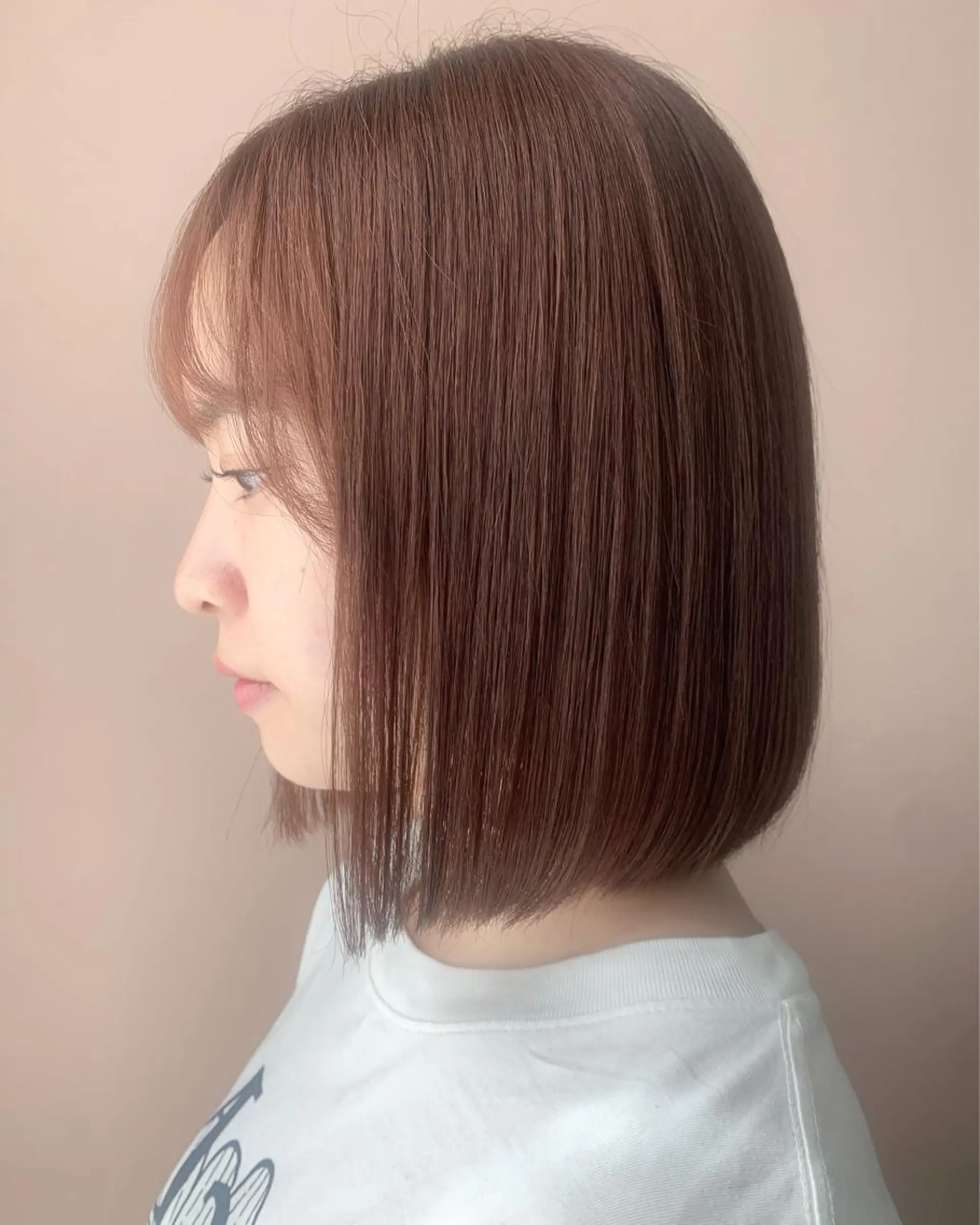 ショート カラー ベージュカラー ピンクカラー ピンクベージュ カット ヘアカラー トリートメント hub hair レイヤー/透明感のヘアスタイル