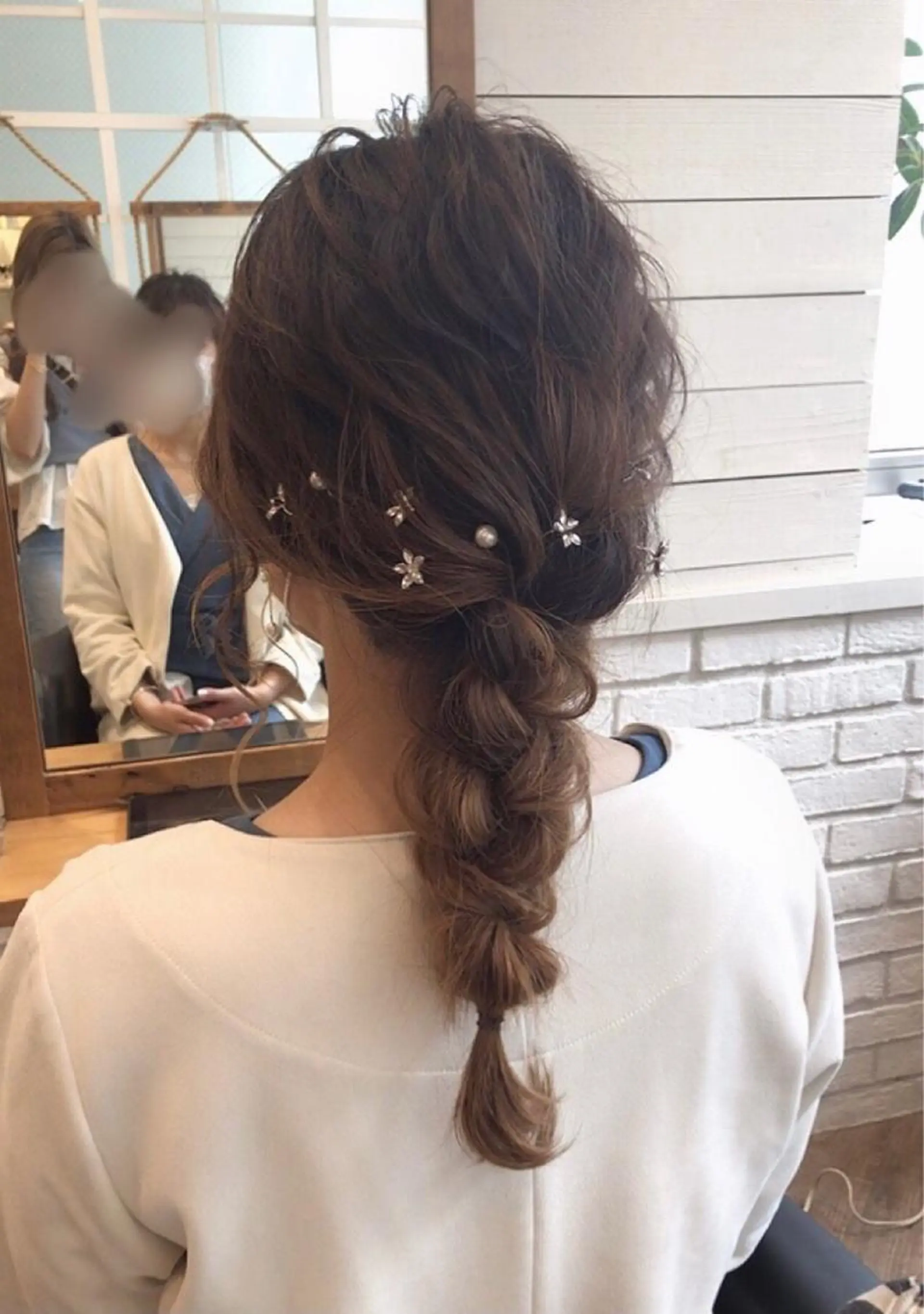 セミロング ヘアセット Hair Salon BOTTOMS所属・✨透明感ケアカラー✨ 長野ゆきなのヘアスタイル