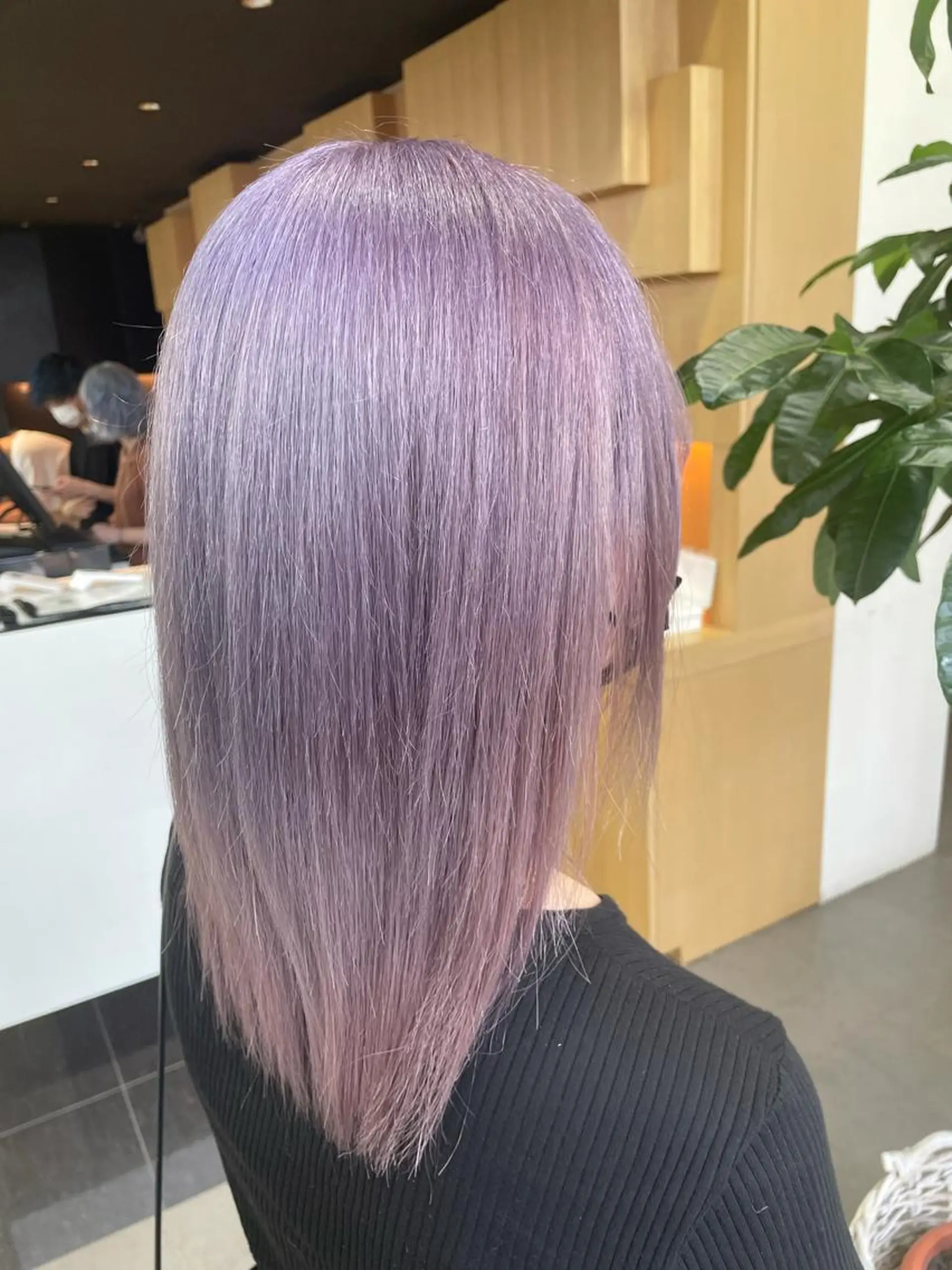 ミディアム 韓国ハイトーン🦋 hikariのヘアスタイル