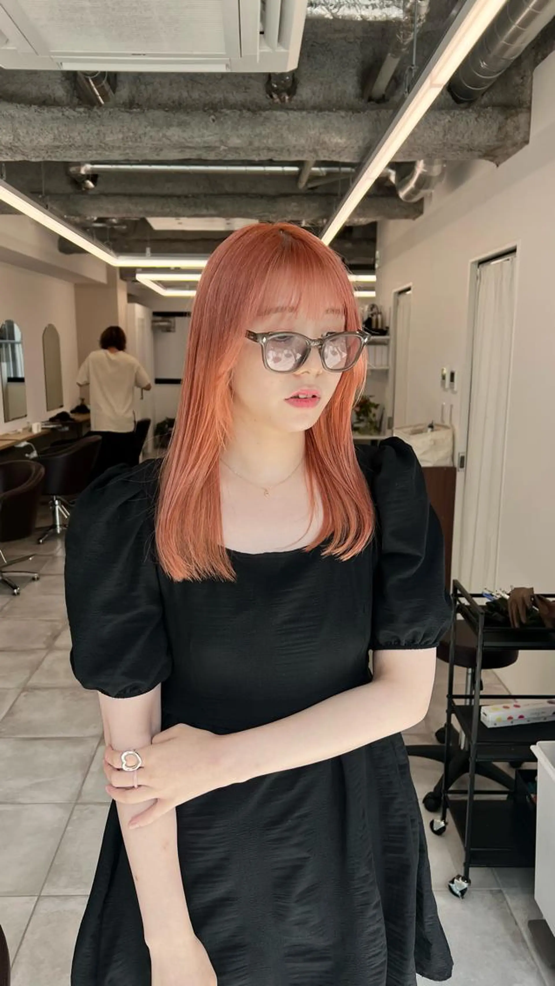 ロング カラー カット ヘアカラー トリートメント レイヤー/透明感 カラー🌿KANTAのヘアスタイル