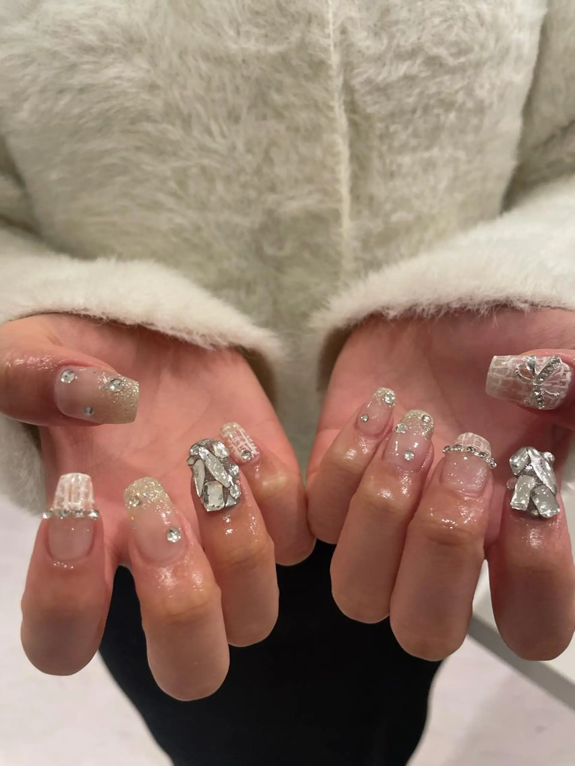 ネイル 束感まつ毛/ネイル/ LED♥KIRARAのマツエク・マツパデザイン