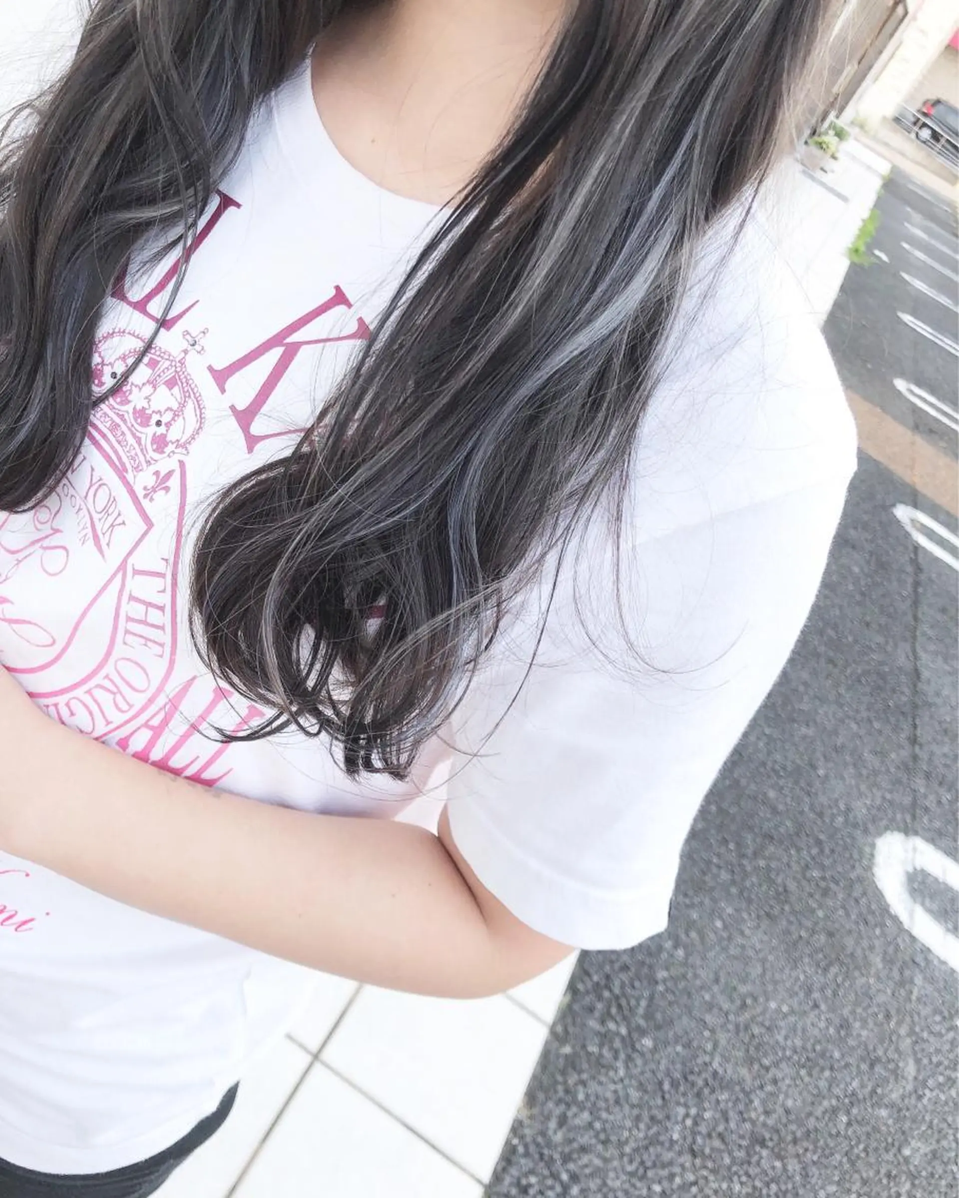 ロング カラー カット ヘアカラー トリートメント 具志 正太のヘアスタイル