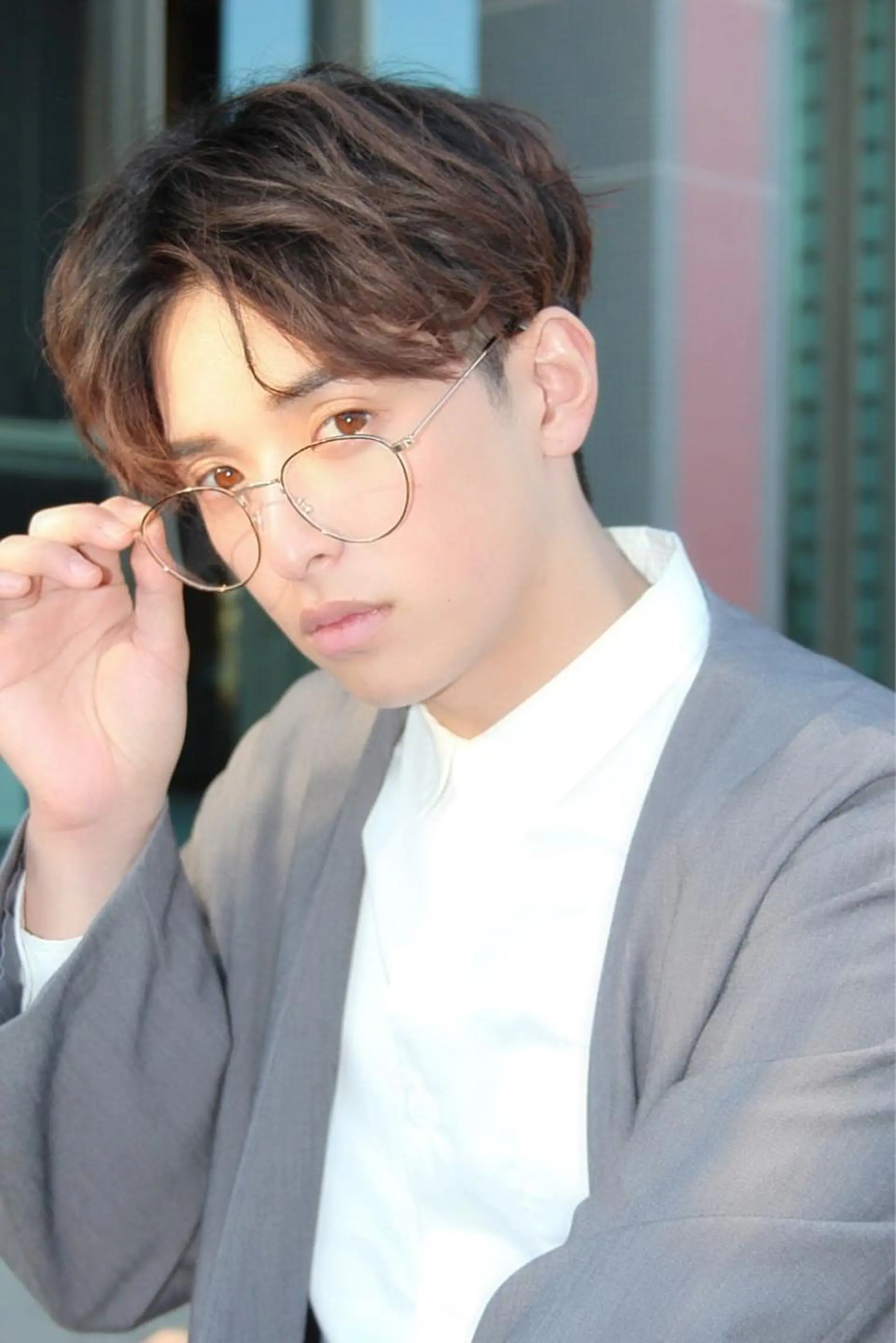 ミディアム カラー パーマ メンズ 【公式】amble luxe池袋東口🩷のヘアスタイル