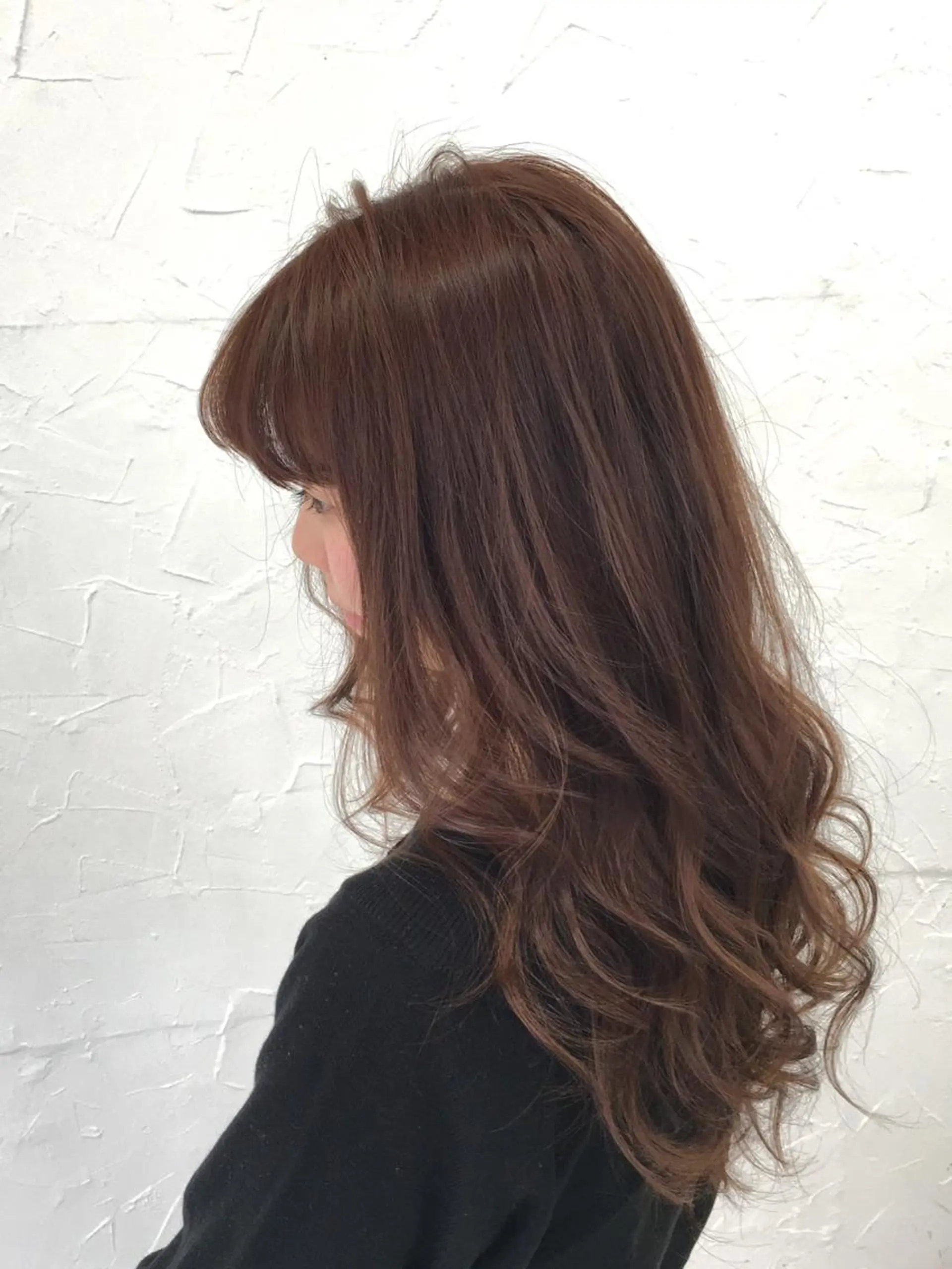 ロング ヘアアレンジ 大人垢抜け ダブルカラー【上野】のヘアスタイル