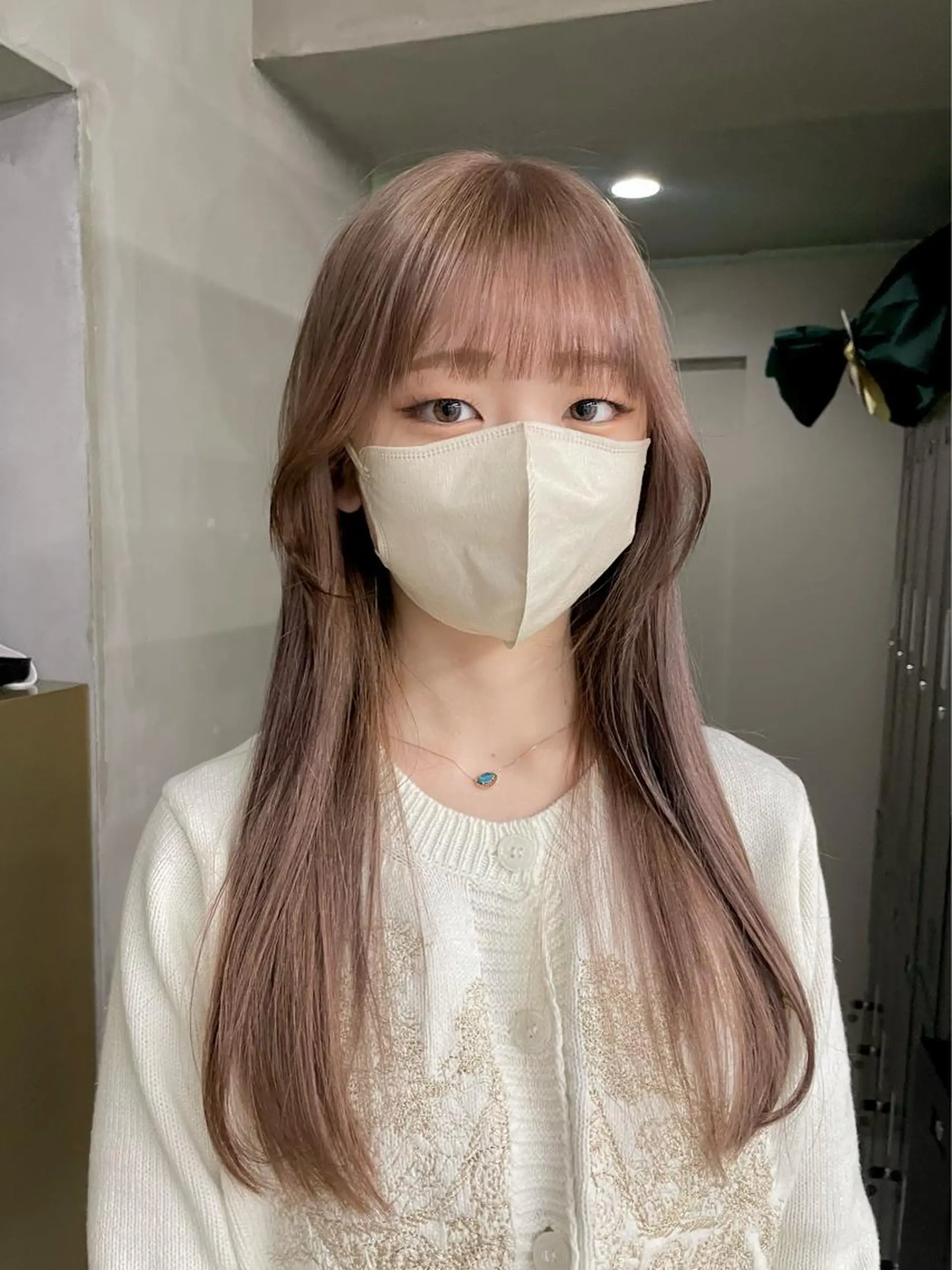 ロング カラー 原田 朱里のヘアスタイル