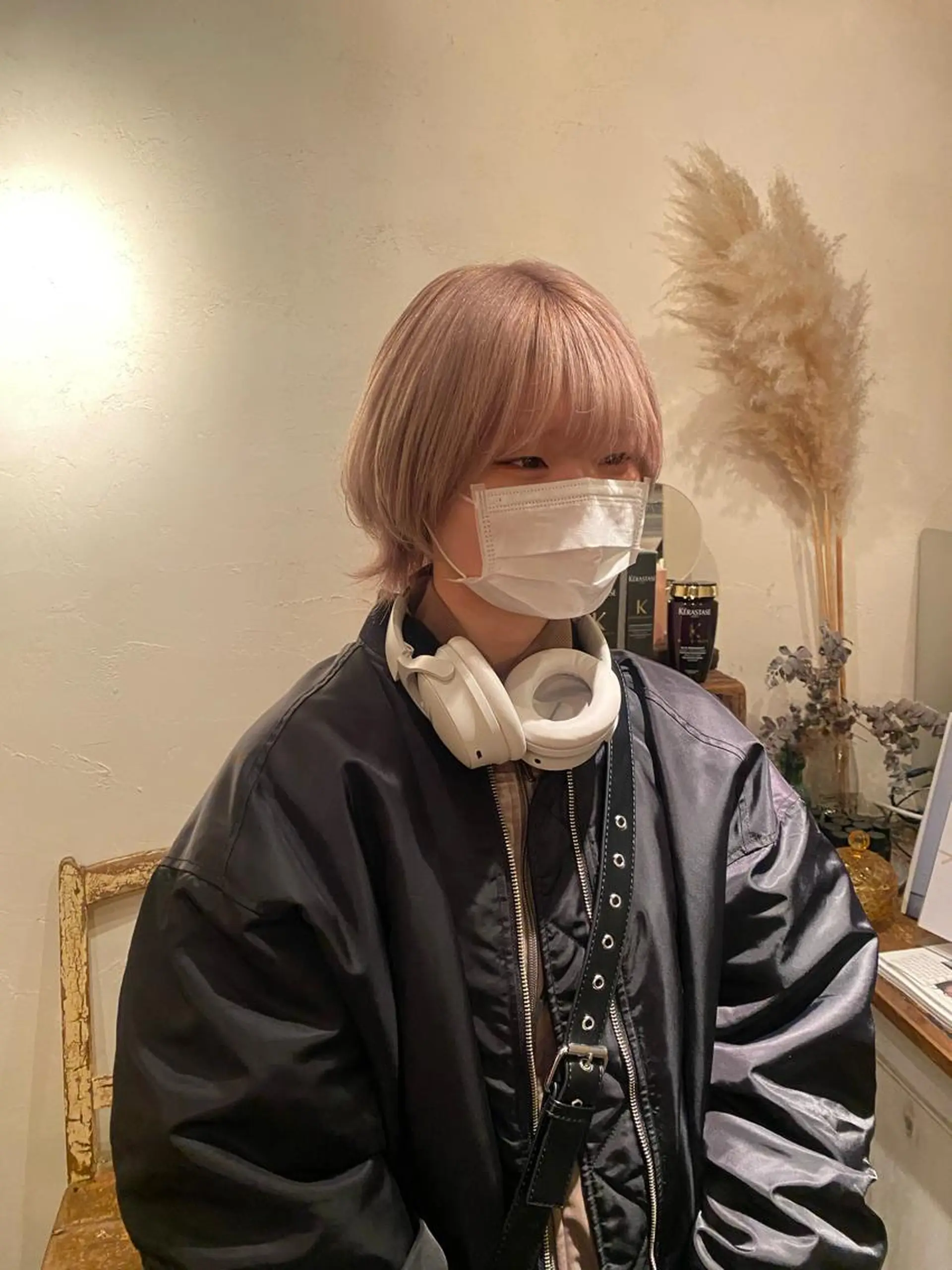 ショート カラー レイヤーカット/ ダブルカラーサクライのヘアスタイル