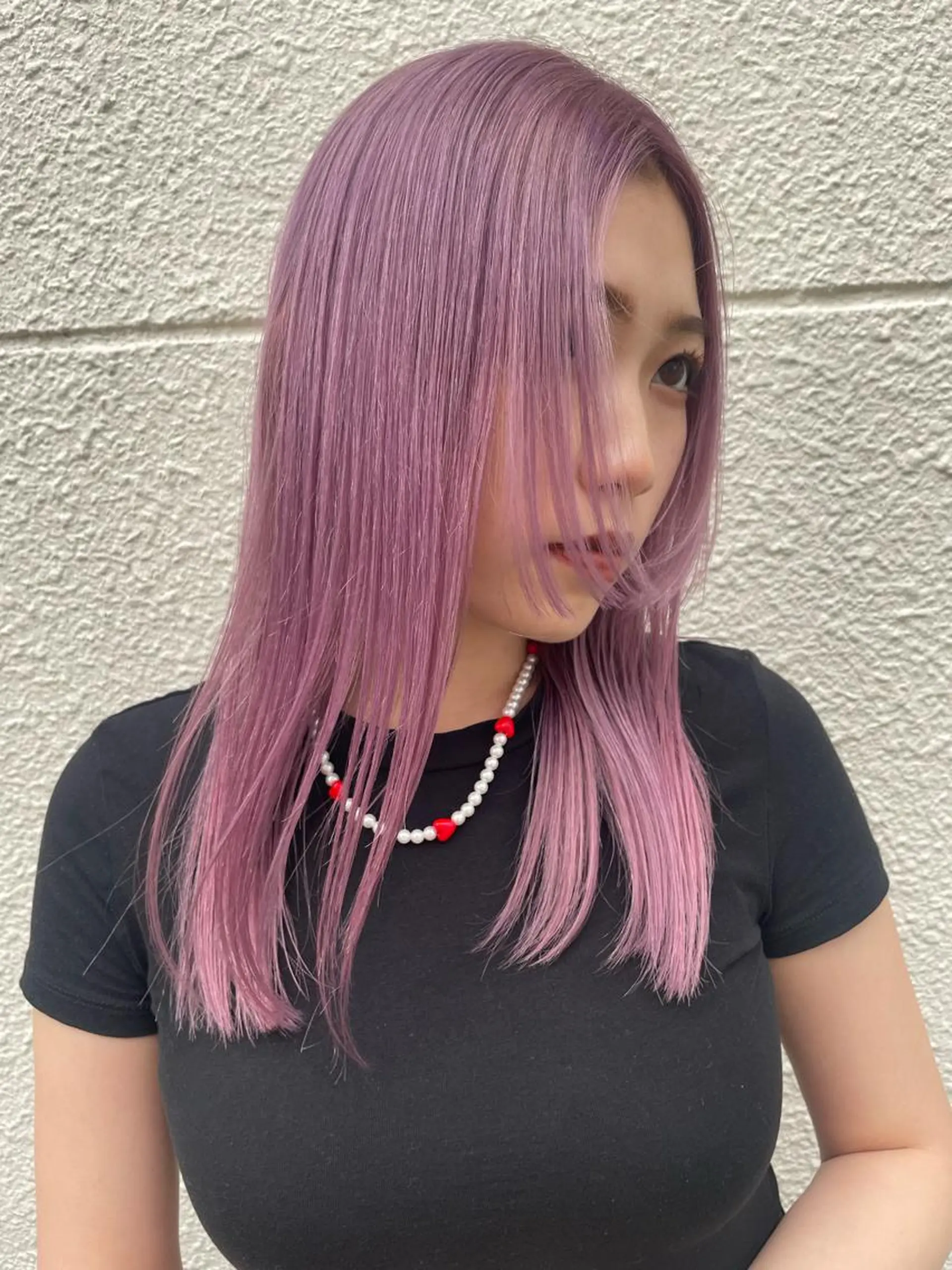 セミロング カラー カット ヘアカラー トリートメント レイヤー/透明感 カラー/Tamakiのヘアスタイル