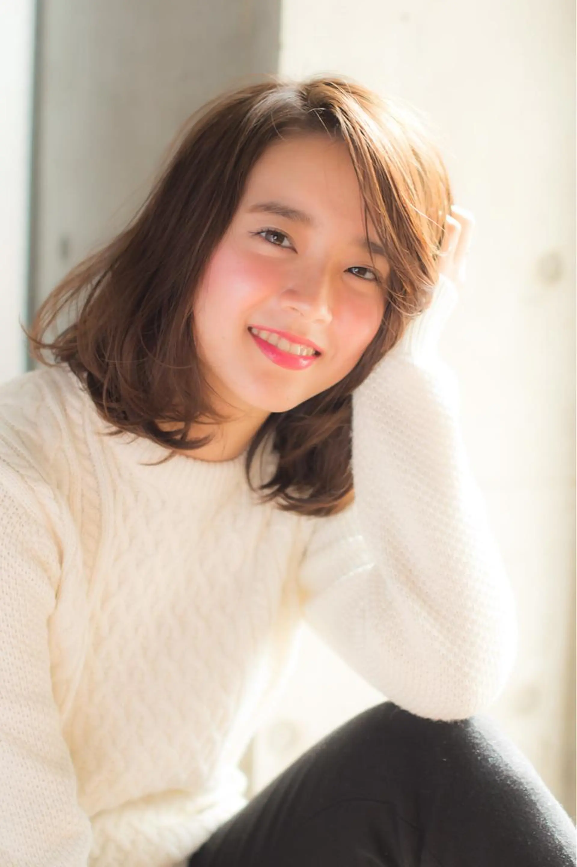 ミディアム clan五反田所属・髪質改善、縮毛矯正 店長浅野太郎のヘアスタイル