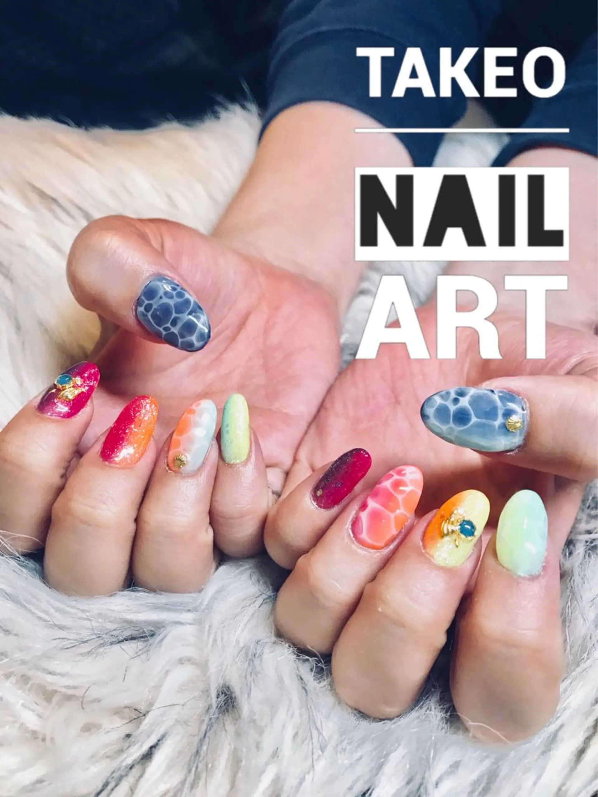 ロング ネイル nail&eye Aoのマツエク・マツパデザイン