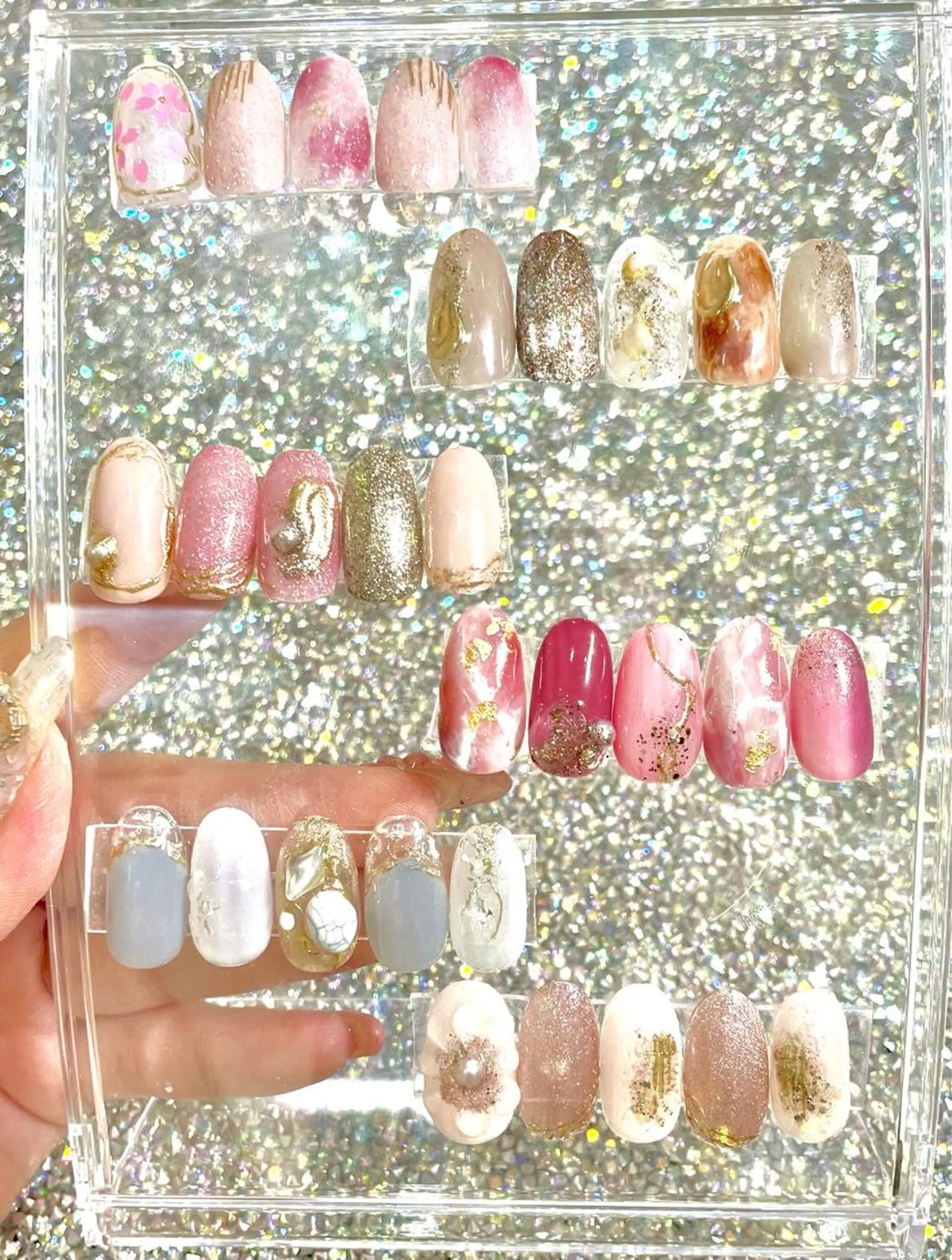 セミロング BURGUNDY 🌹eriのネイルデザイン