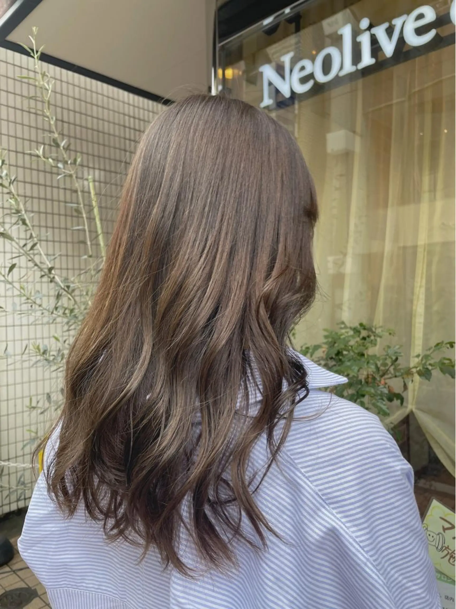 セミロング 松島 涼花のヘアスタイル