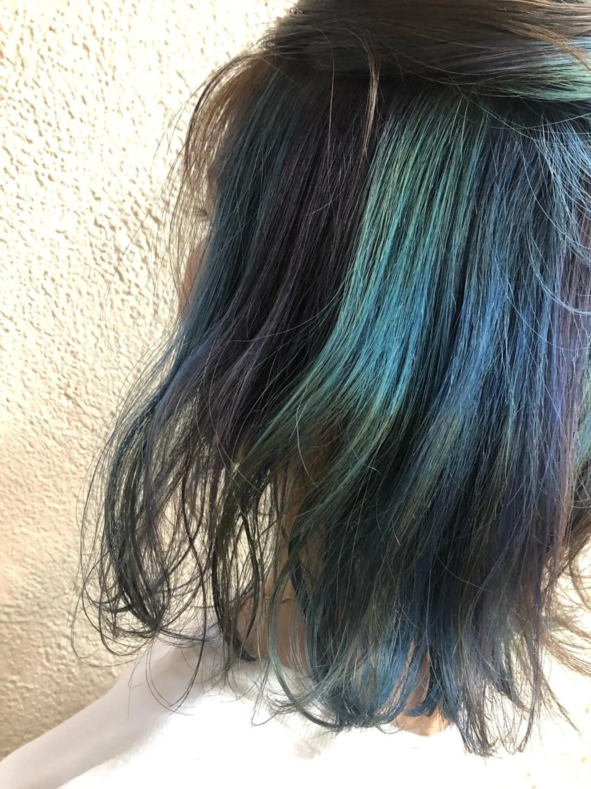 カラー ブルーカラー インナーカラー バイオレットカラー 杉野 まみのヘアスタイル