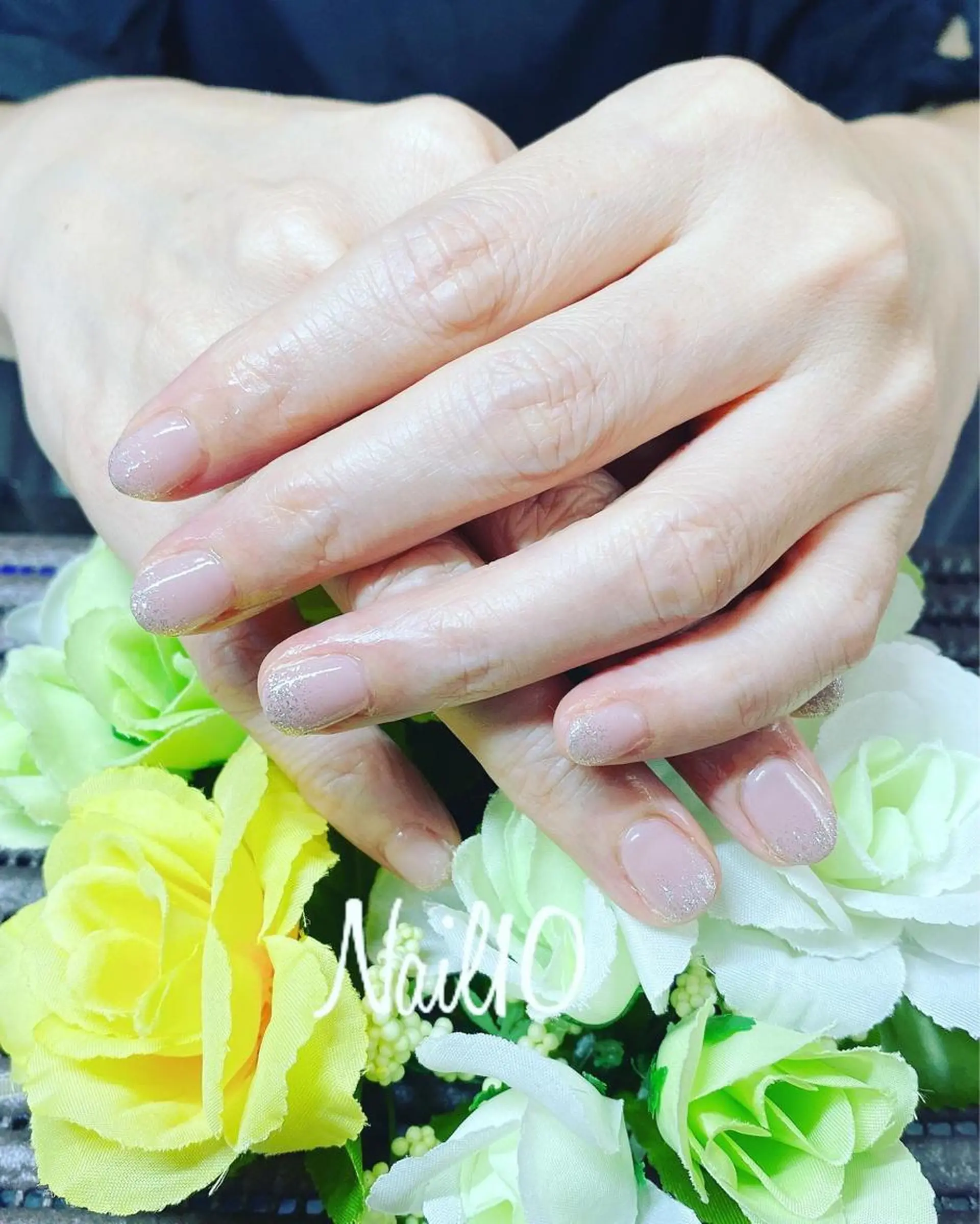 ネイル ラメ(グリッター) ラメグラデーション Nail10 Kakoのネイルデザイン