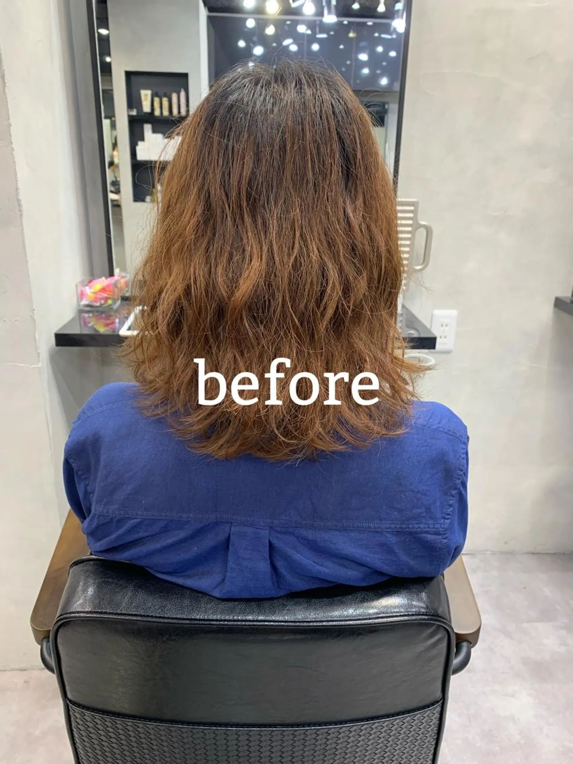 ミディアム 新宿/韓国レイヤー 髪質改善カラー/角所のヘアスタイル