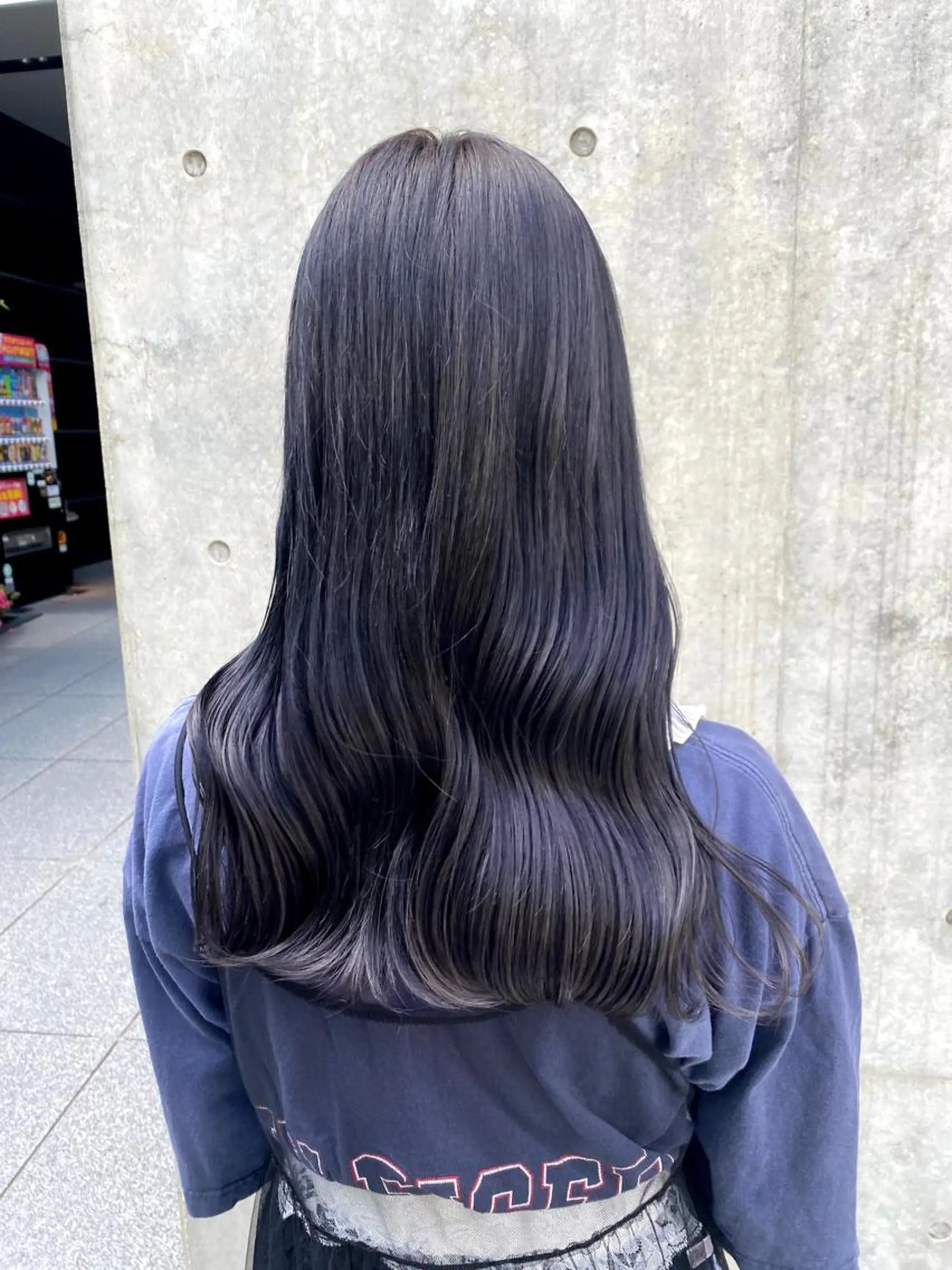 ロング カラー ヘアアレンジ ヘアセット 韓国レイヤーカット/ 儚げカラーチナツのヘアスタイル