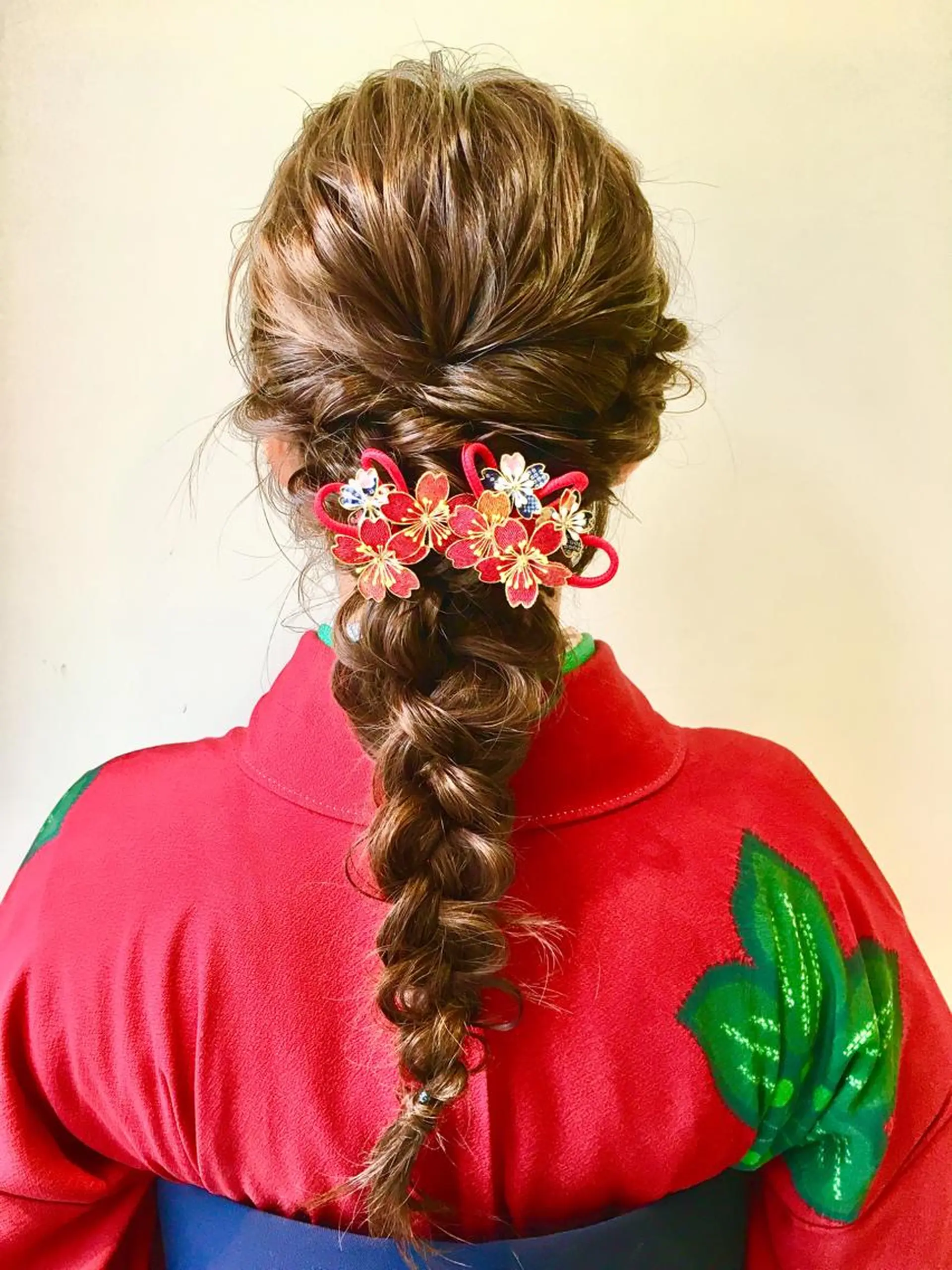 ロング カラー パーマ ヘアアレンジ 福元友梨 ディレクター✂️のヘアスタイル