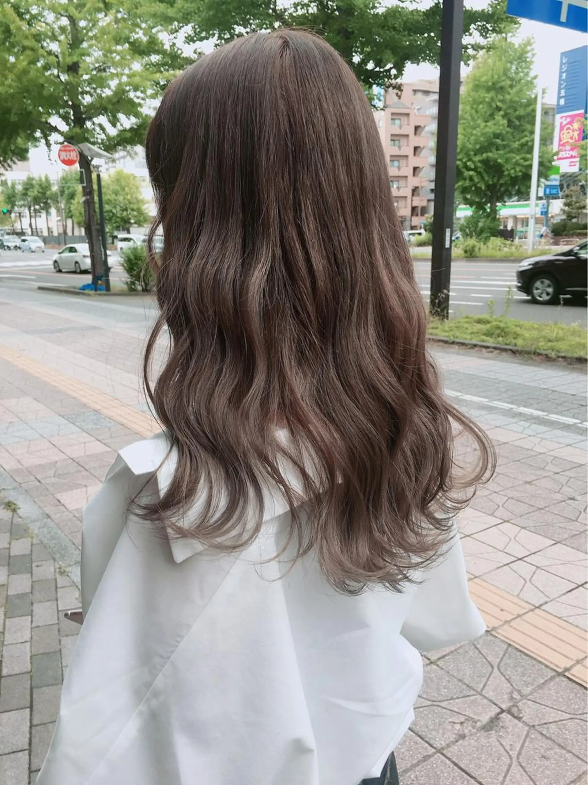 ロング カラー ヘアアレンジ ブリーチなし/ レイヤー🌿runaのヘアスタイル