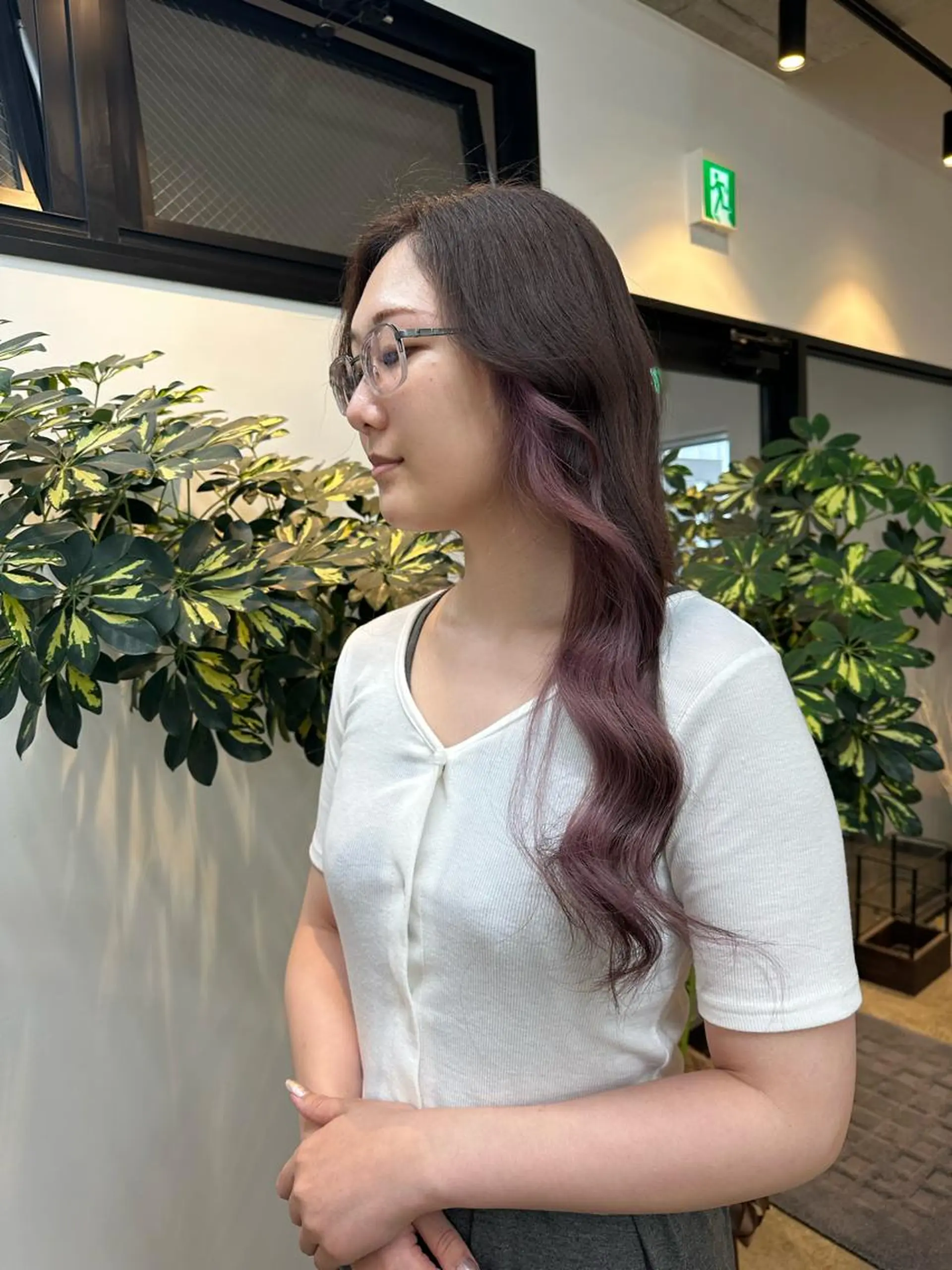 ロング カラー yuika .のヘアスタイル