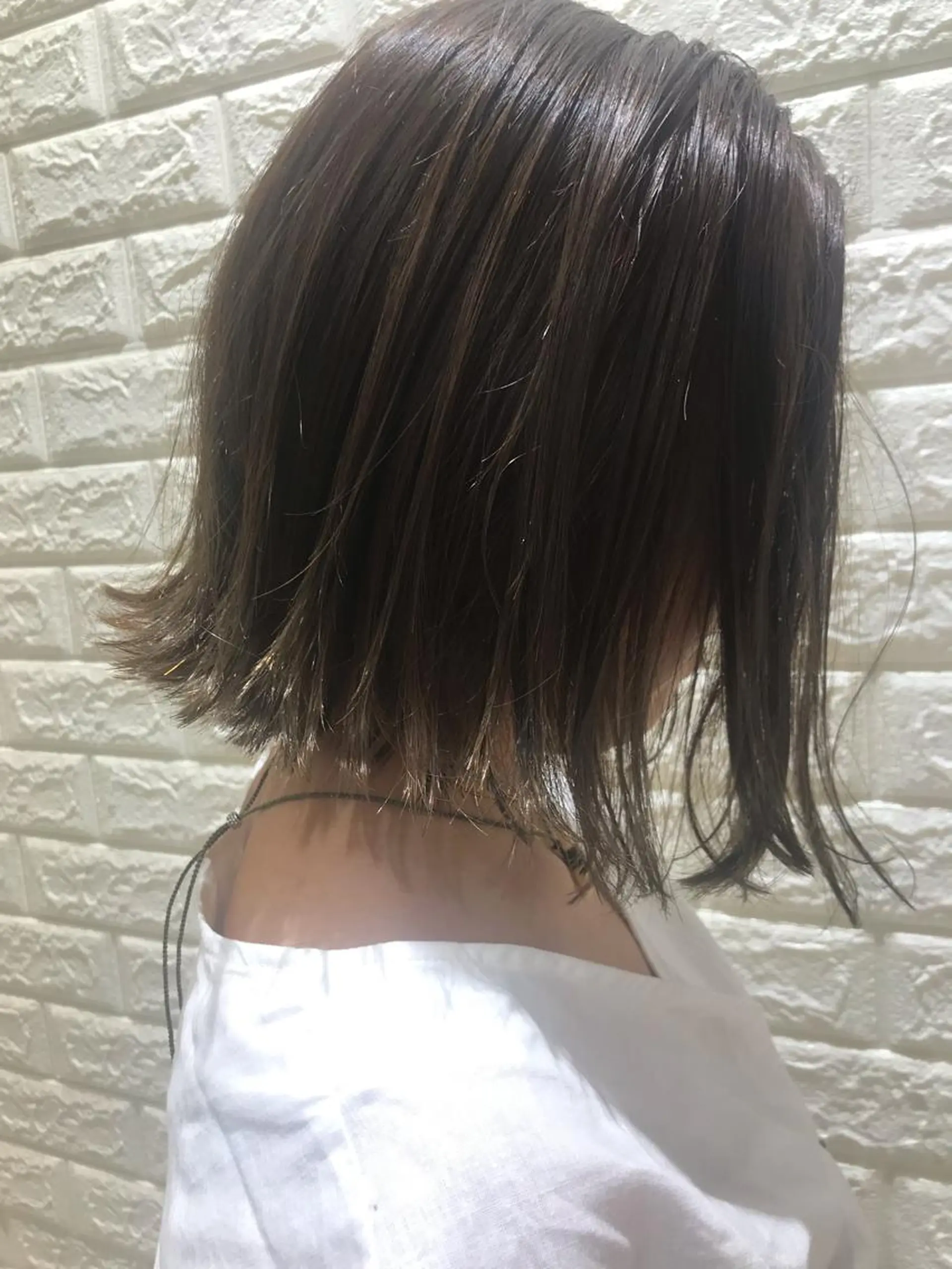 ミディアム ナガイ ユウキのヘアスタイル