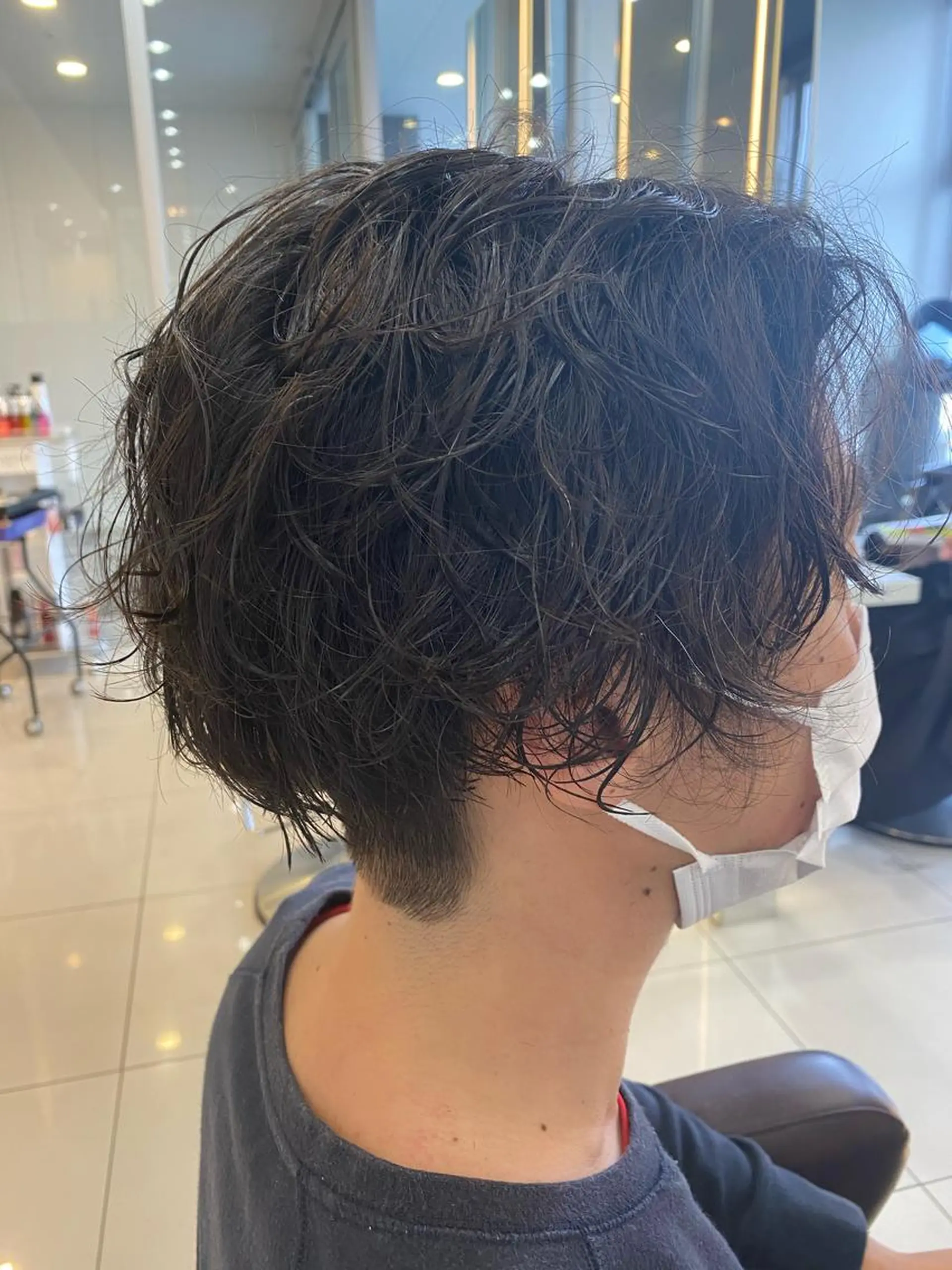 ショート パーマ メンズ メンズサロン/戸塚駅 東口3分/冨田大輝のヘアスタイル