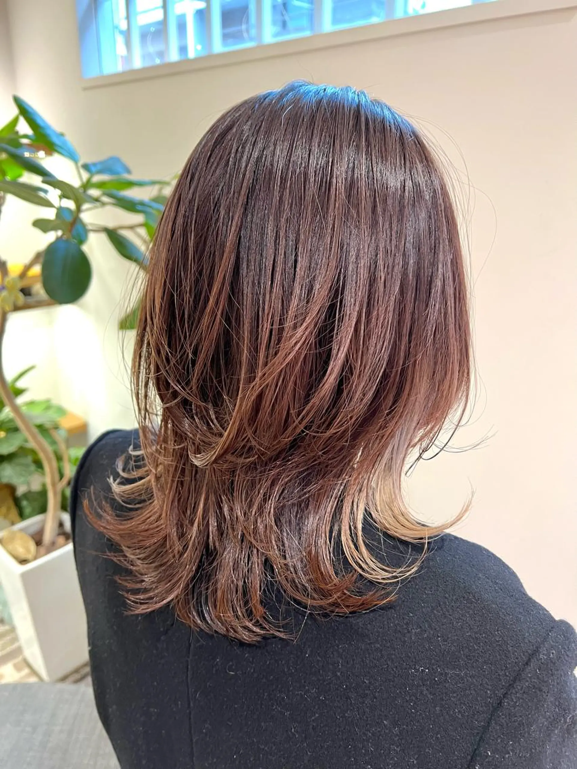 ミディアム カット ヘアカラー トリートメント 美容室tanacocolo所属・草野 ゆずきのヘアスタイル