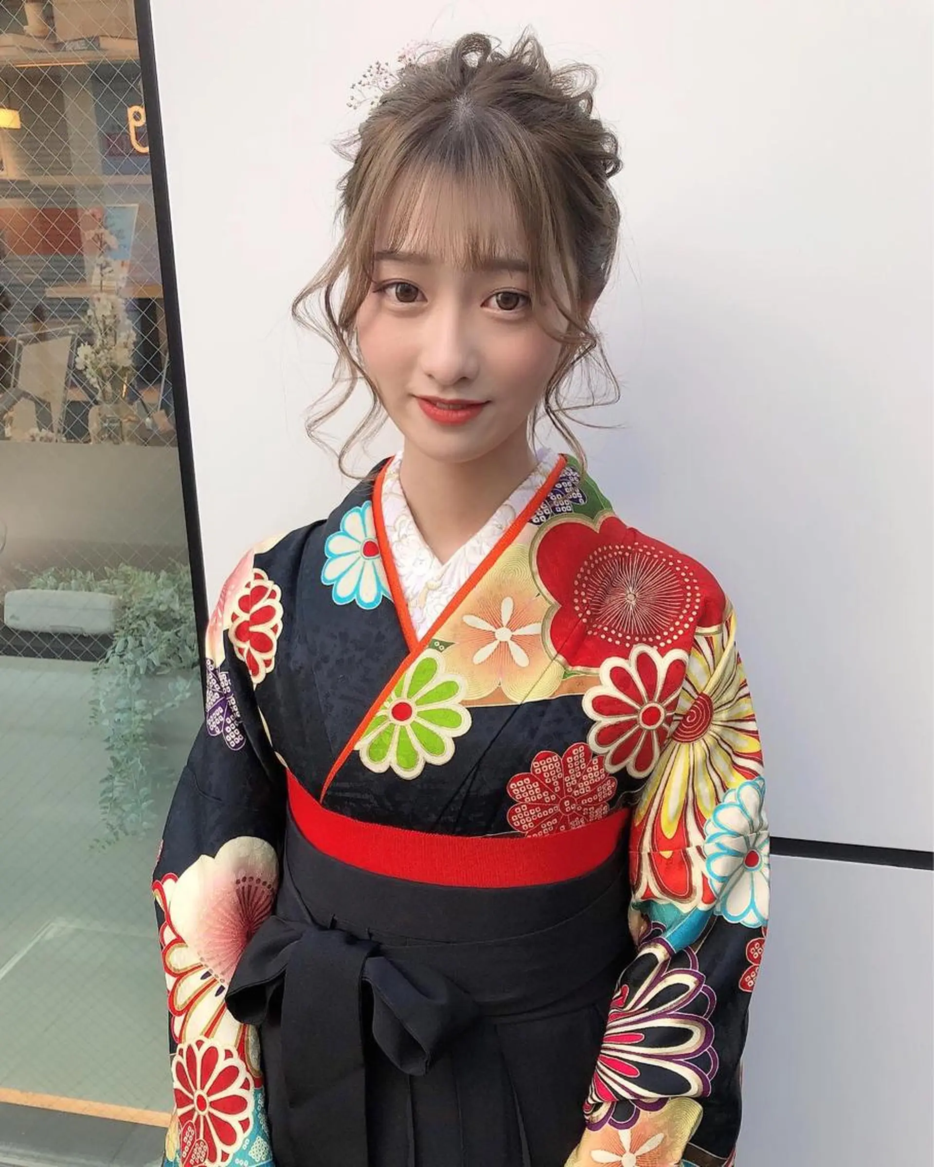 ロング ヘアアレンジ 卒業式のヘアスタイル autre所属・大久保 ひでなりのヘアスタイル