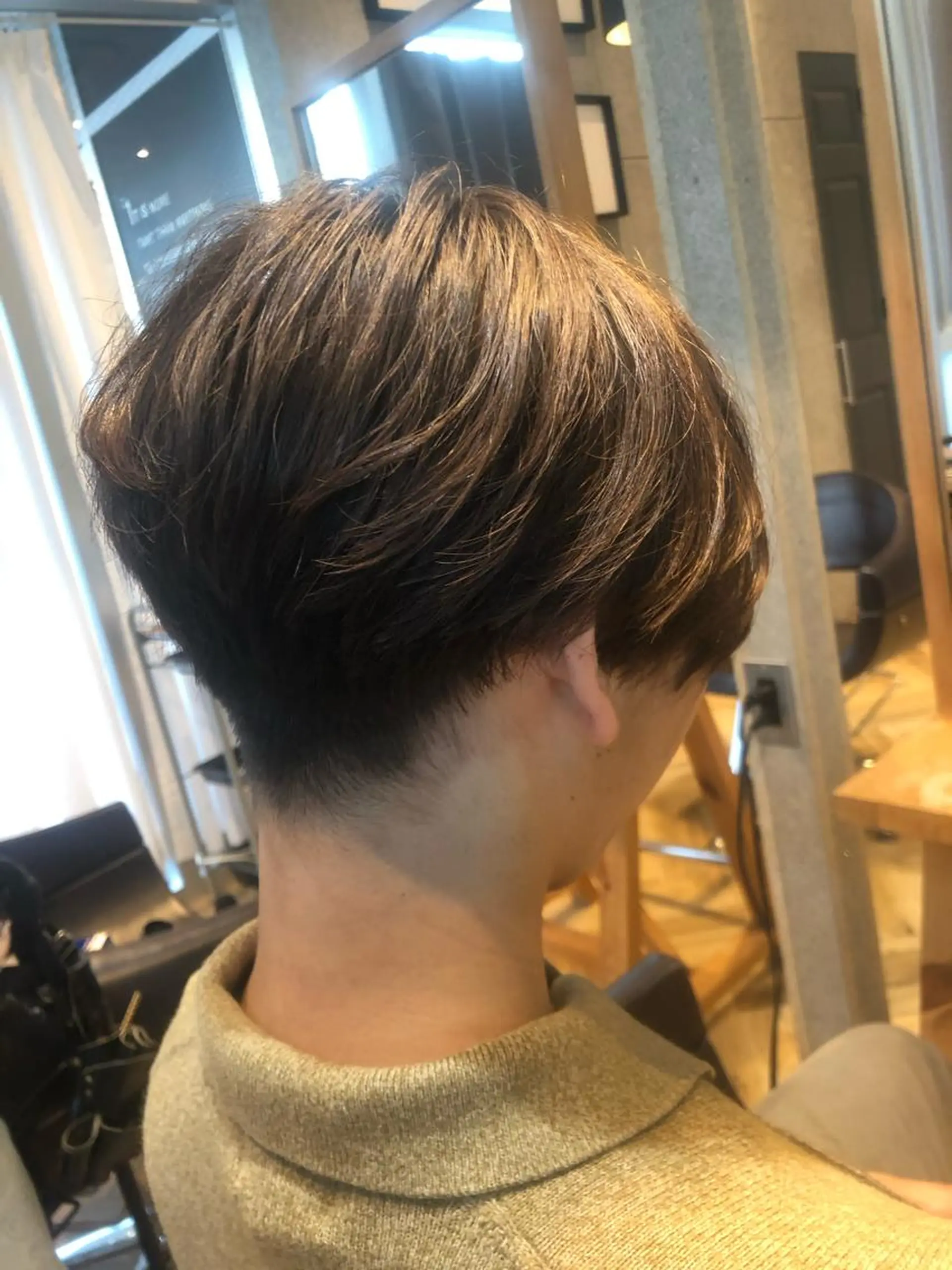 ショート 🌈艶カラー× メンズパーマ永埜🌈のヘアスタイル