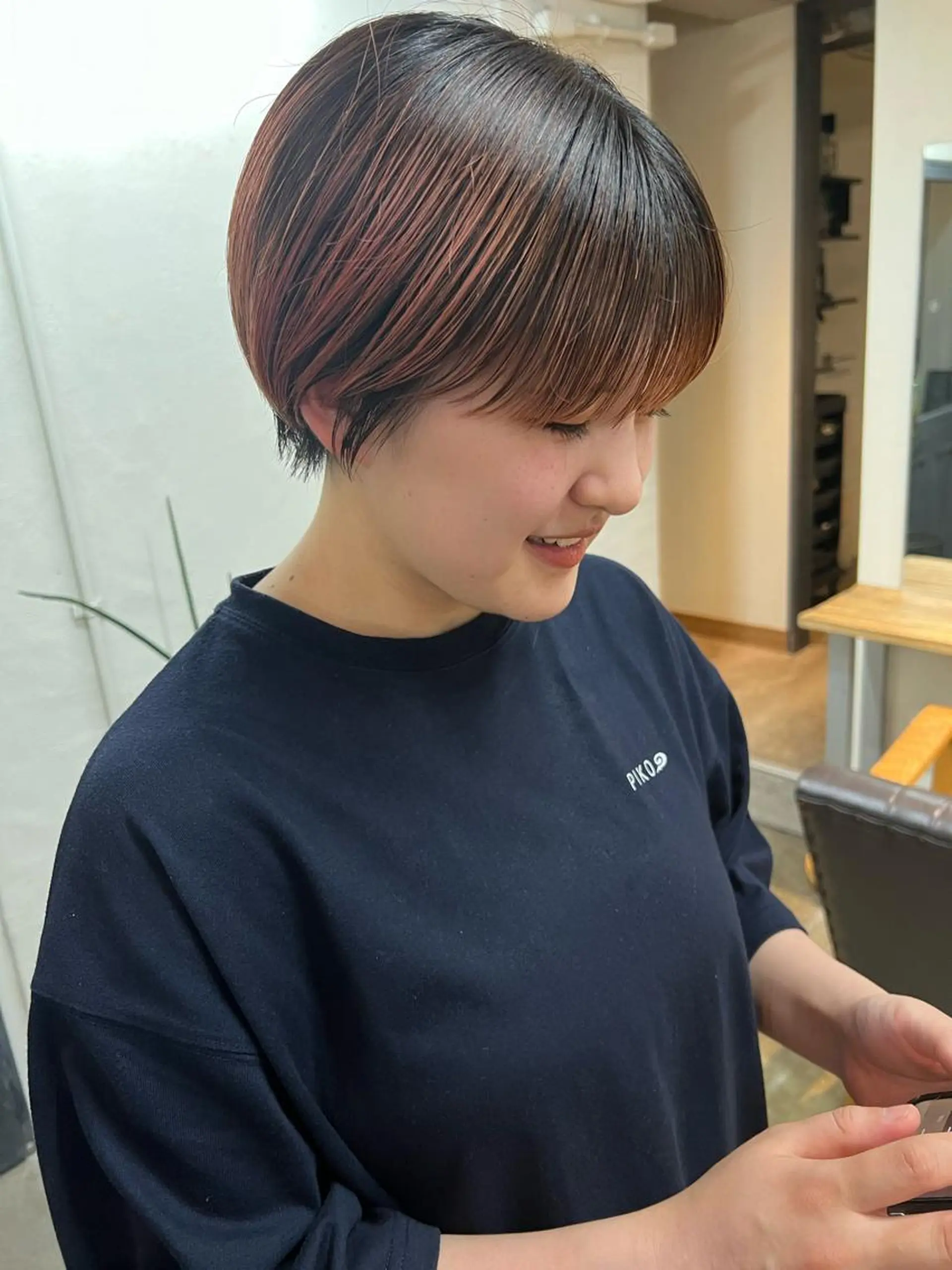 ショート 東のりか/ハイトーン ブリーチカラー/ボブのヘアスタイル