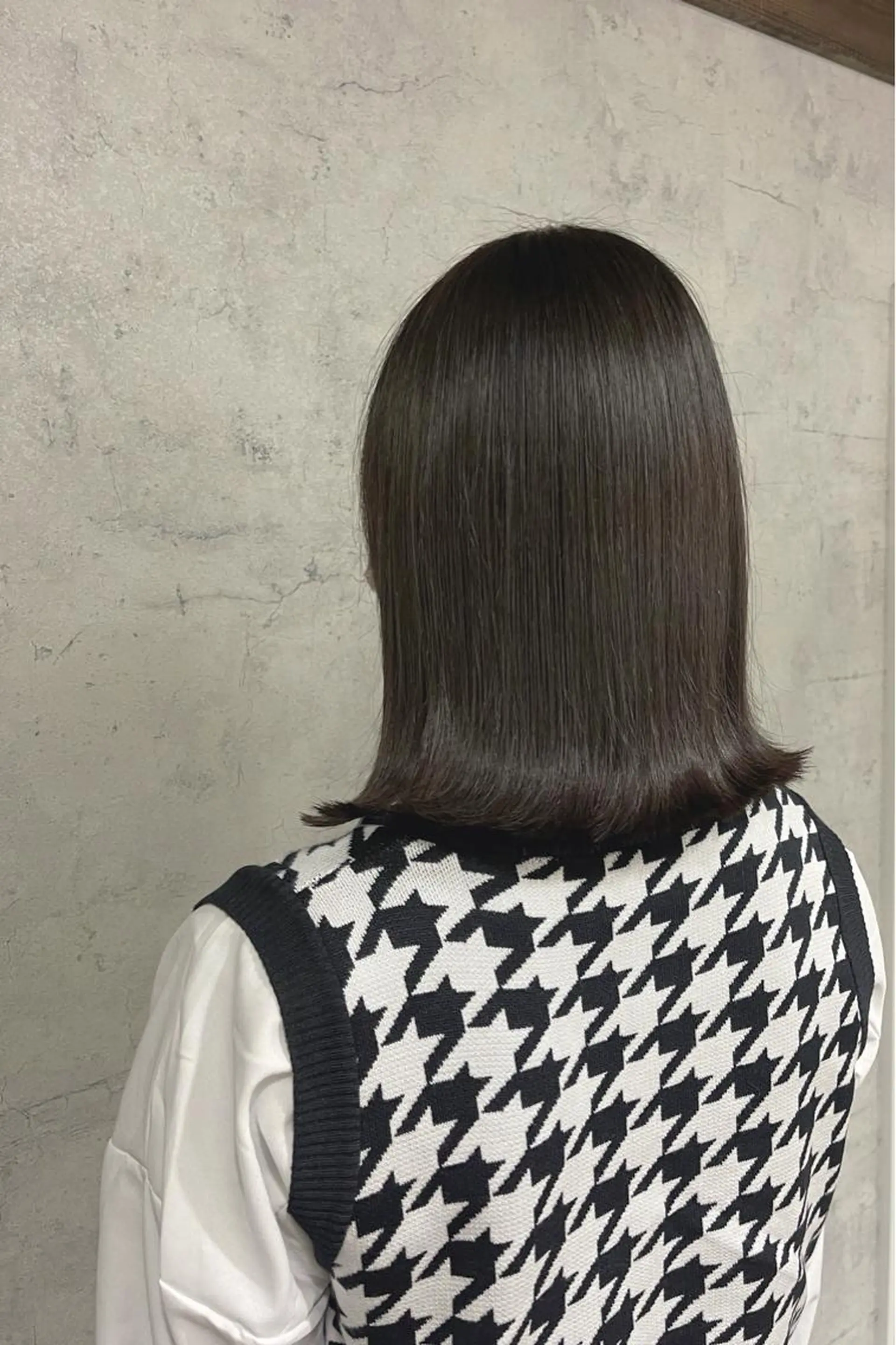 ミディアム カラー ヘアカラー 唐澤 千尋のヘアスタイル