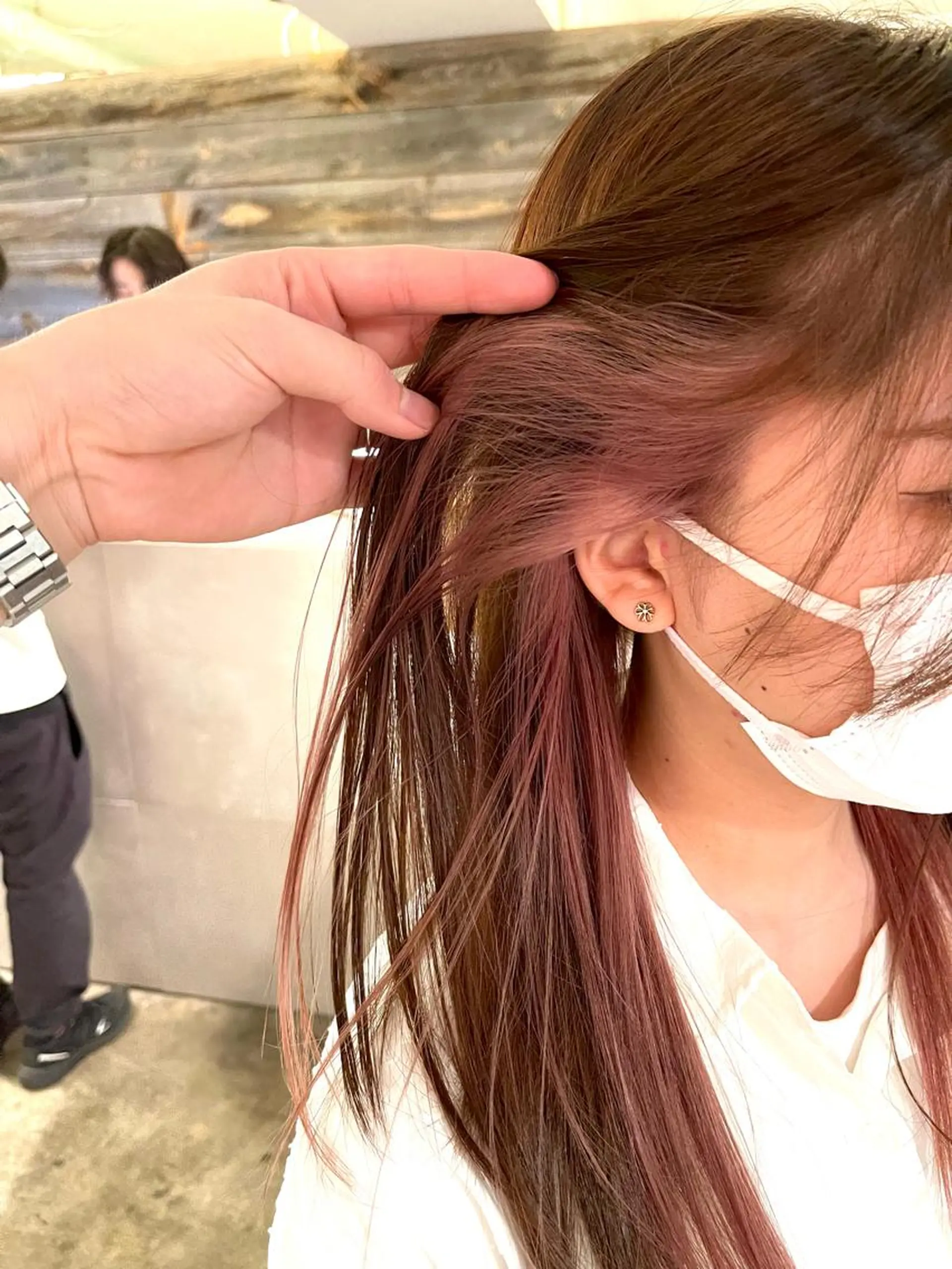 セミロング 外国人風カラー ハイライト レイヤーカット 似合わせカット ウルフカット メンズケアブリーチ 特化🔥村田のヘアスタイル