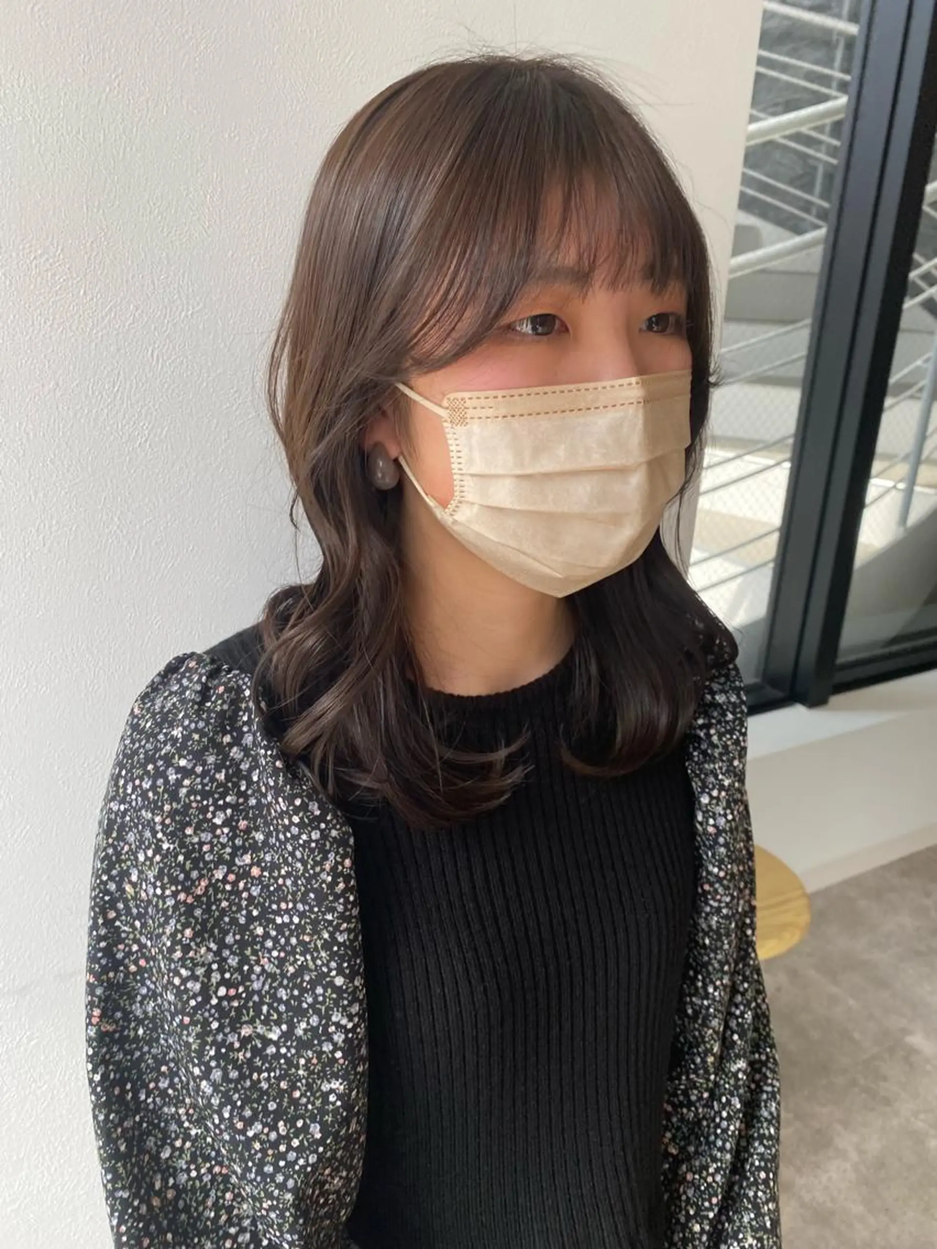 ミディアム ヨシンモリ 小顔カット オスズ 🎀´-のヘアスタイル