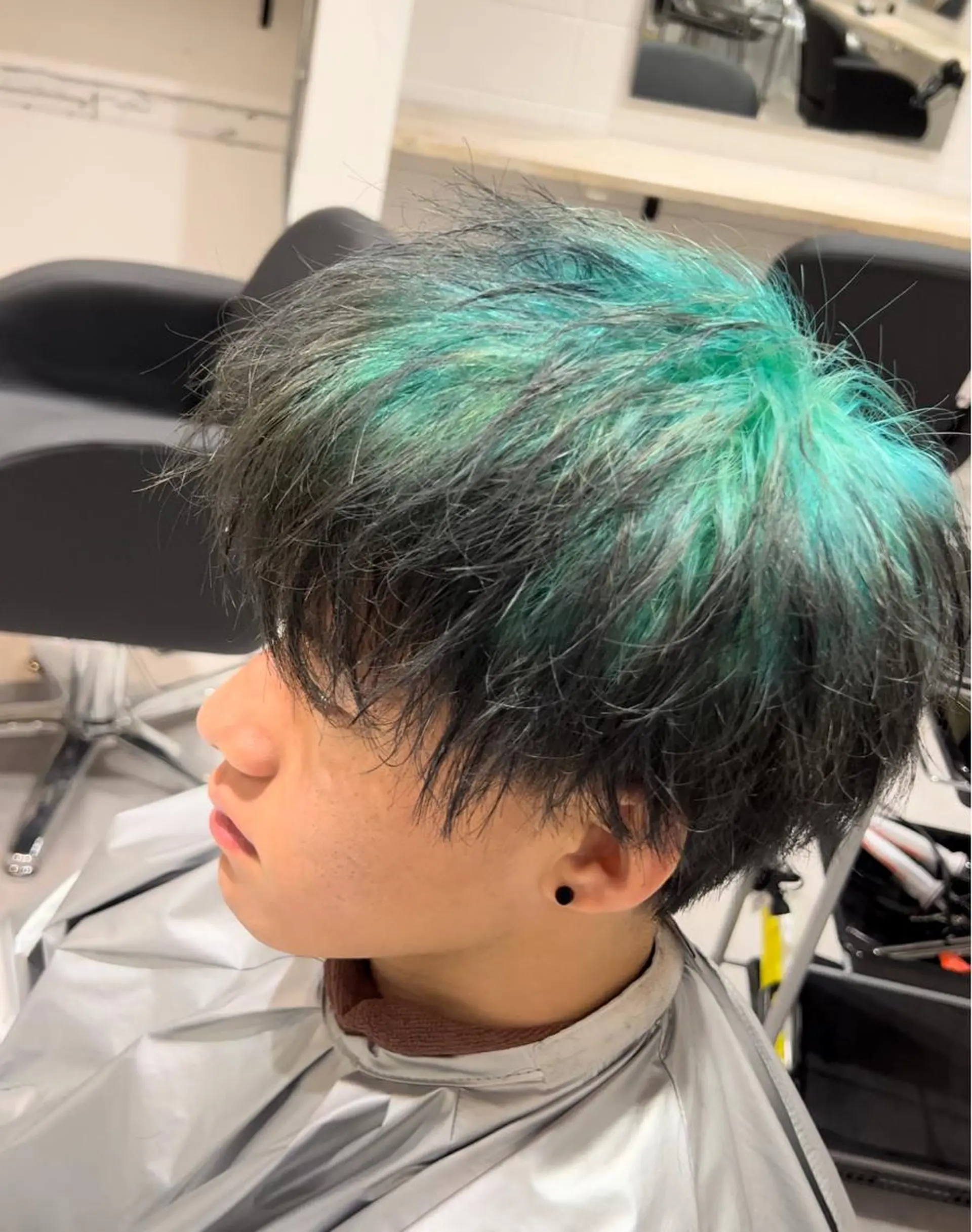 ショート カラー メンズ 【パーマ満足度No. 1🥇】宮脇 大樹のヘアスタイル