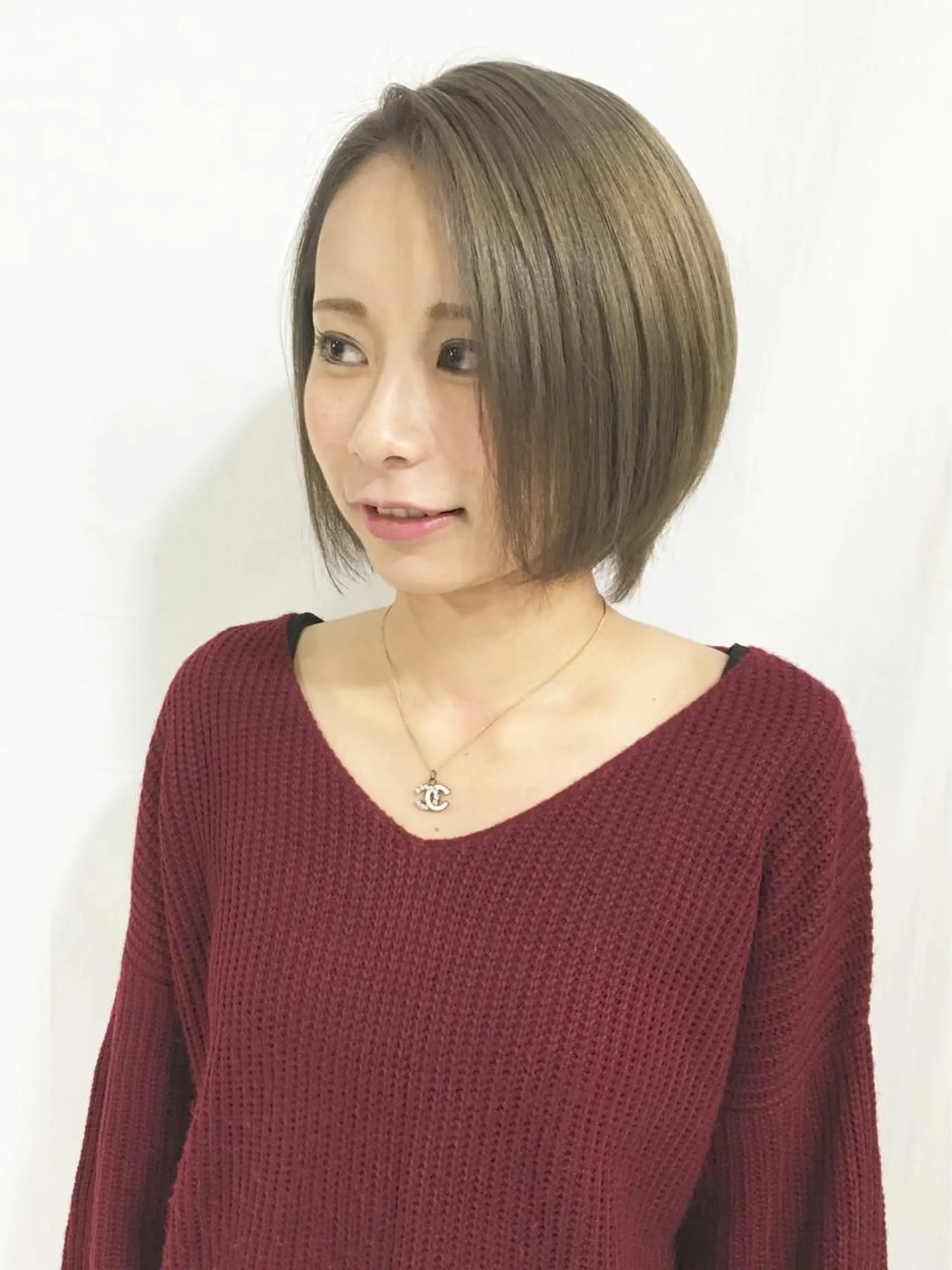ショート カラー アッシュ LUCK本厚木 浦住 貴大のヘアスタイル