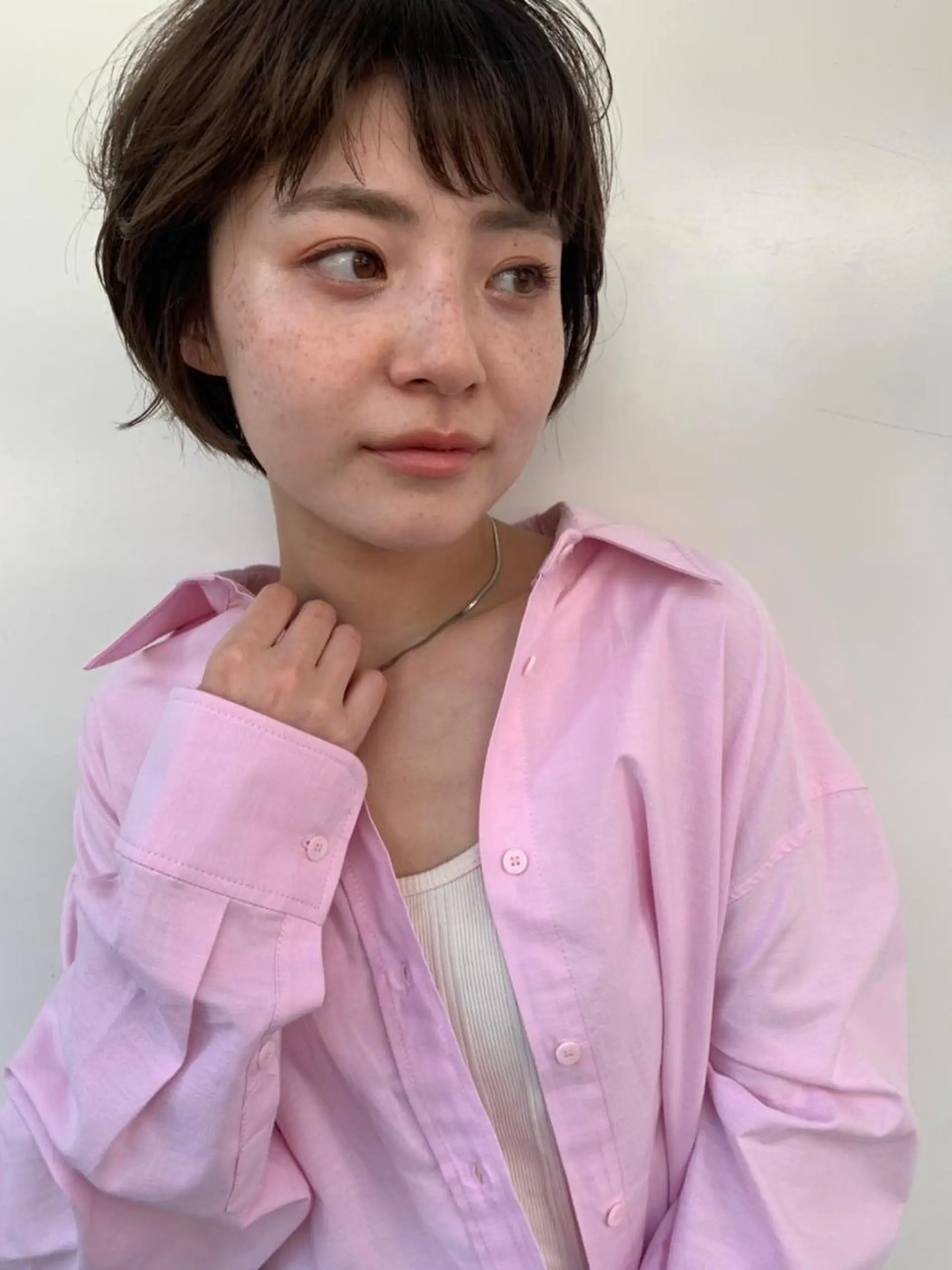 ショート カラー ダブルカラー グラデーションカラー ハイライトカラー イルミナカラー インナーカラー 鈴木 千裕のヘアスタイル