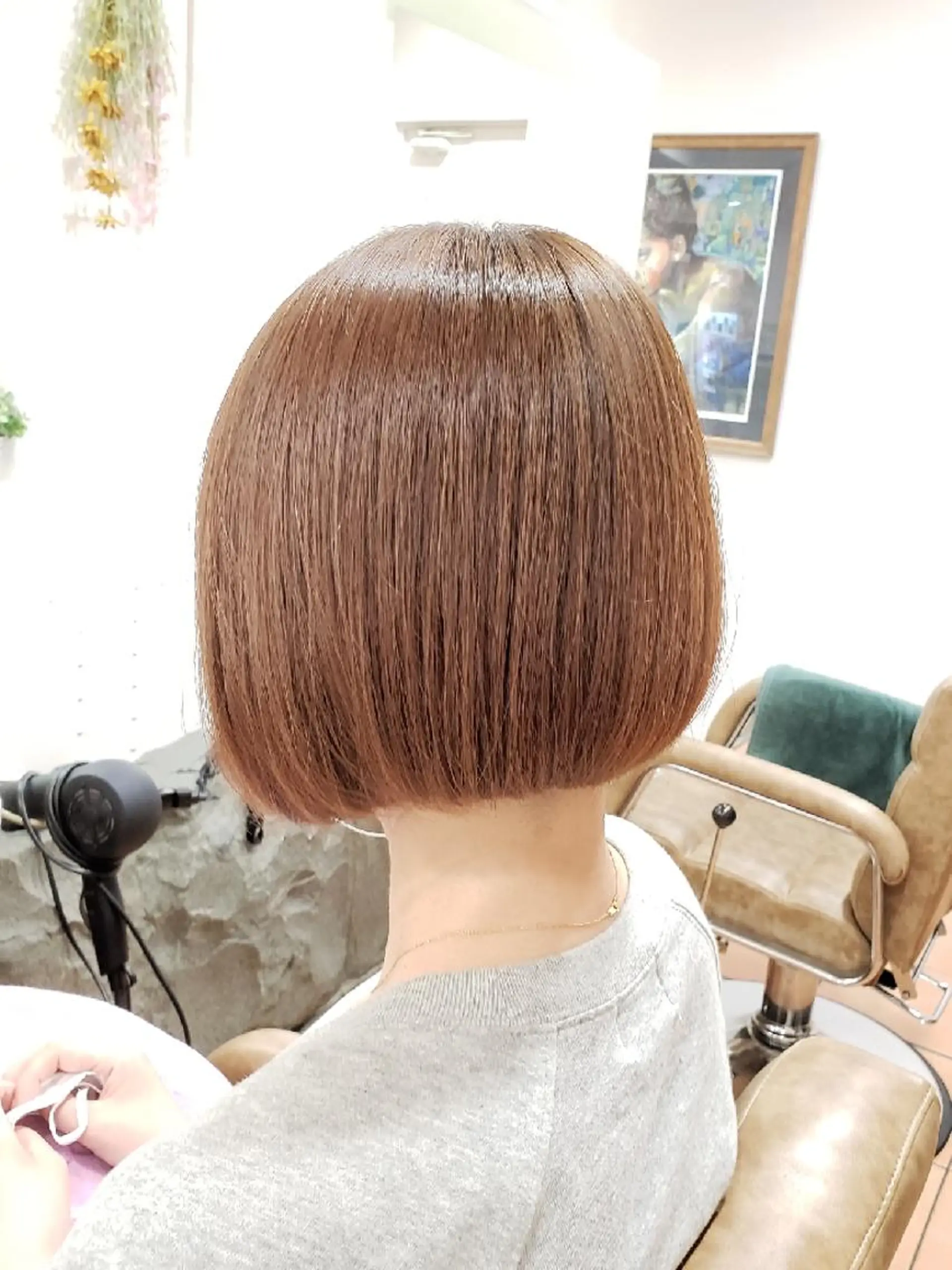 ショート 髪質改善 似合わせカット 縮毛矯正 トリートメント 酸熱トリートメント カット トリートメント ボブ・ロブ　福田 泰久✂️✨のヘアスタイル