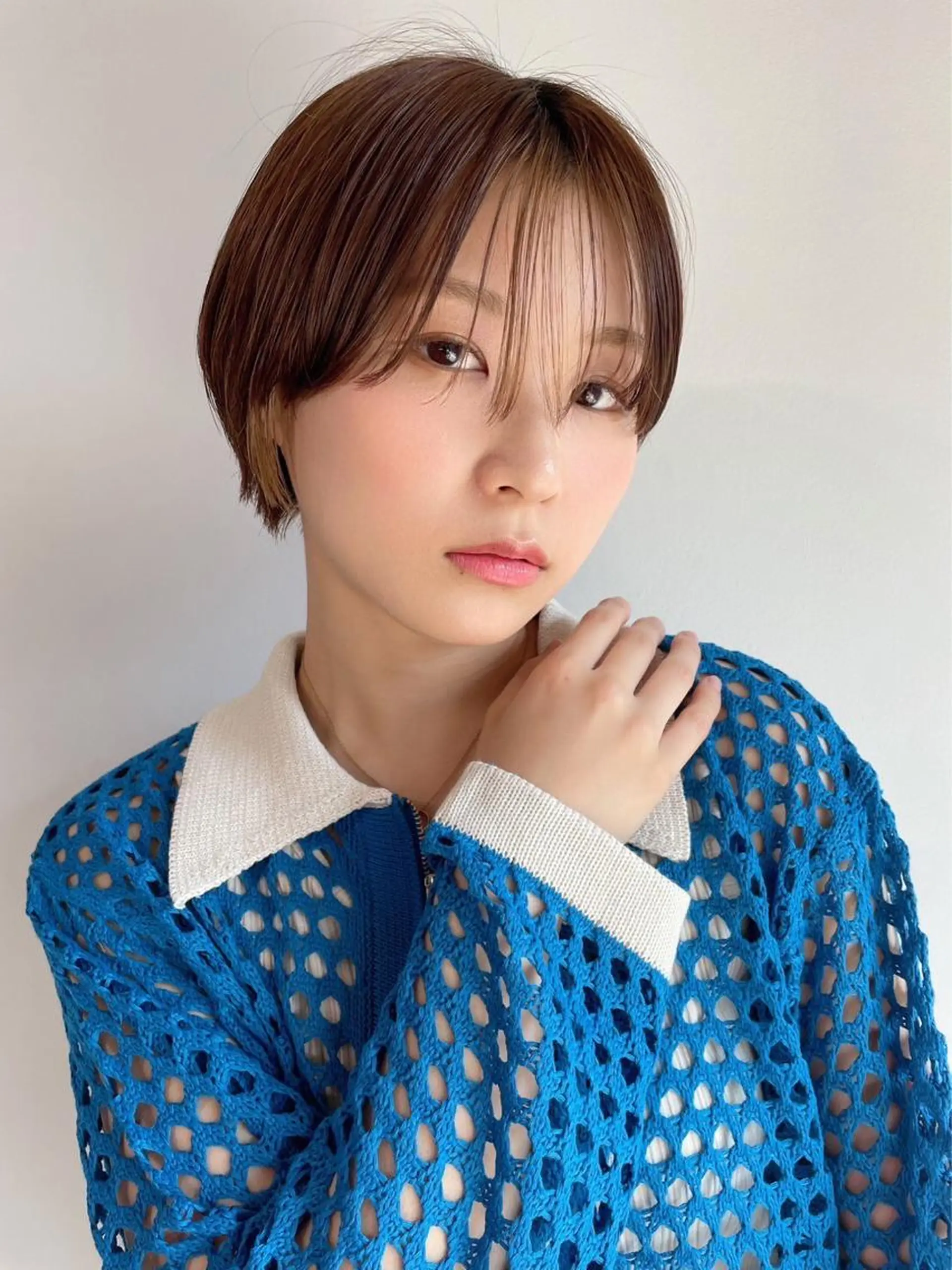 ショート カラー バレイヤージュ ブリーチ ケアブリーチ ダブルカラー イヤリングカラー カット ヘアカラー トリートメント ☀️Luana☀️ 公式/大通のヘアスタイル