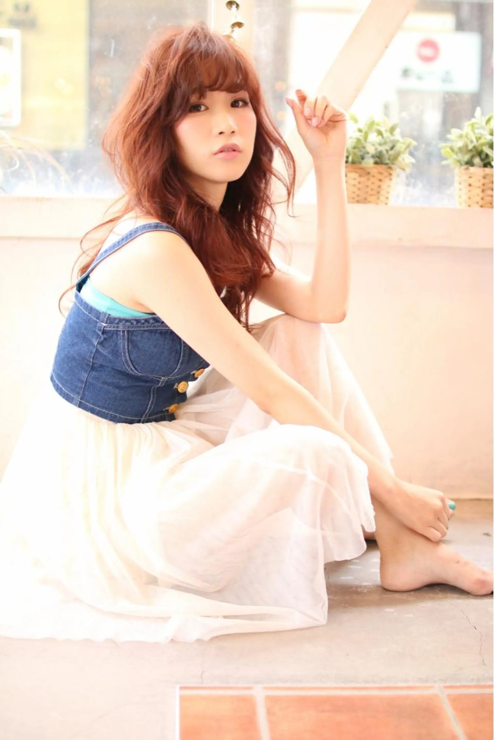 ロング カラー パーマ ロング 神野 雅樹のヘアスタイル