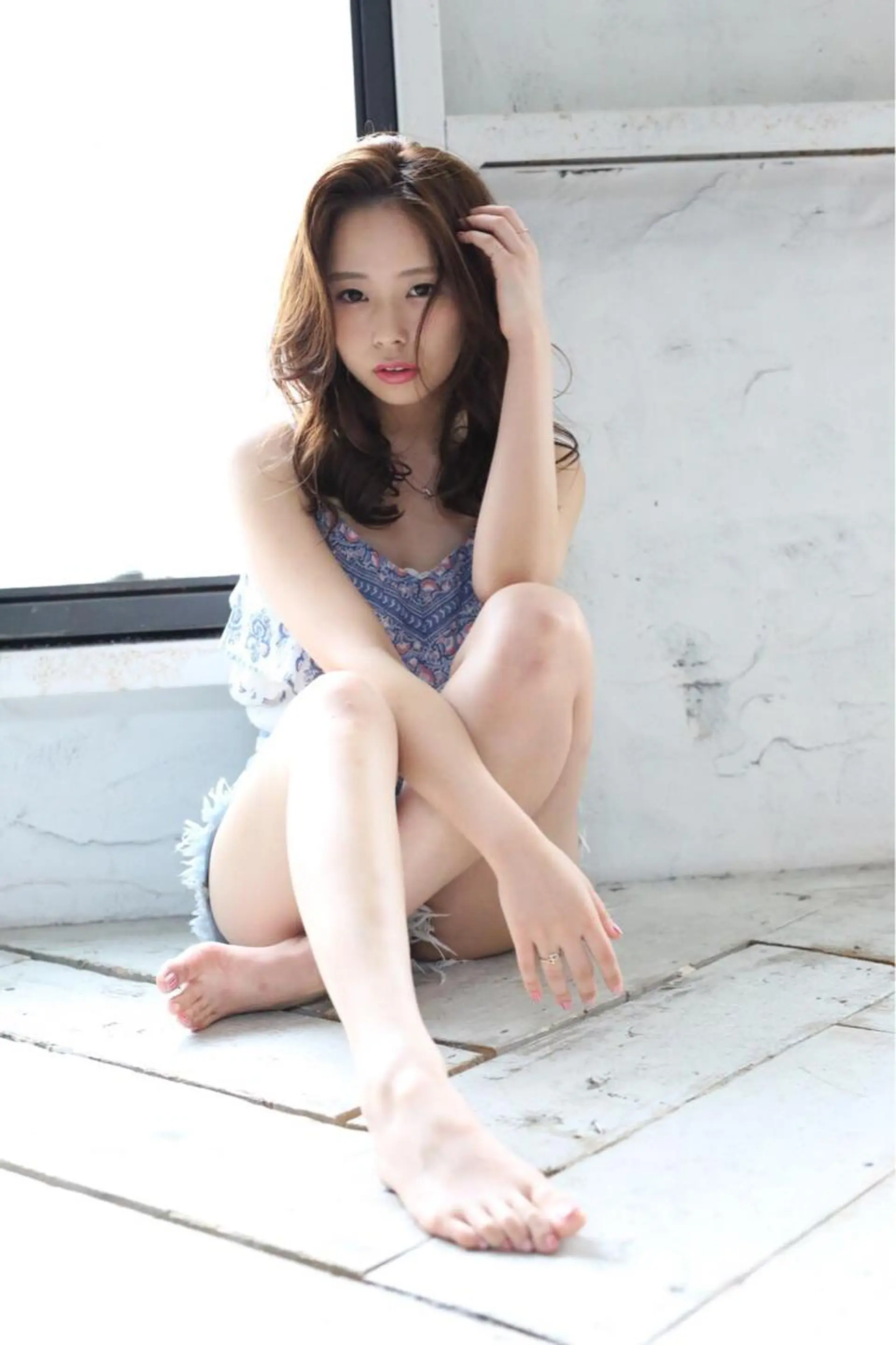 カラー パーマ ヘアアレンジ ハイライトカラー オリーブカラー 髪質改善 mihoko/ ニュアンスパーマのヘアスタイル