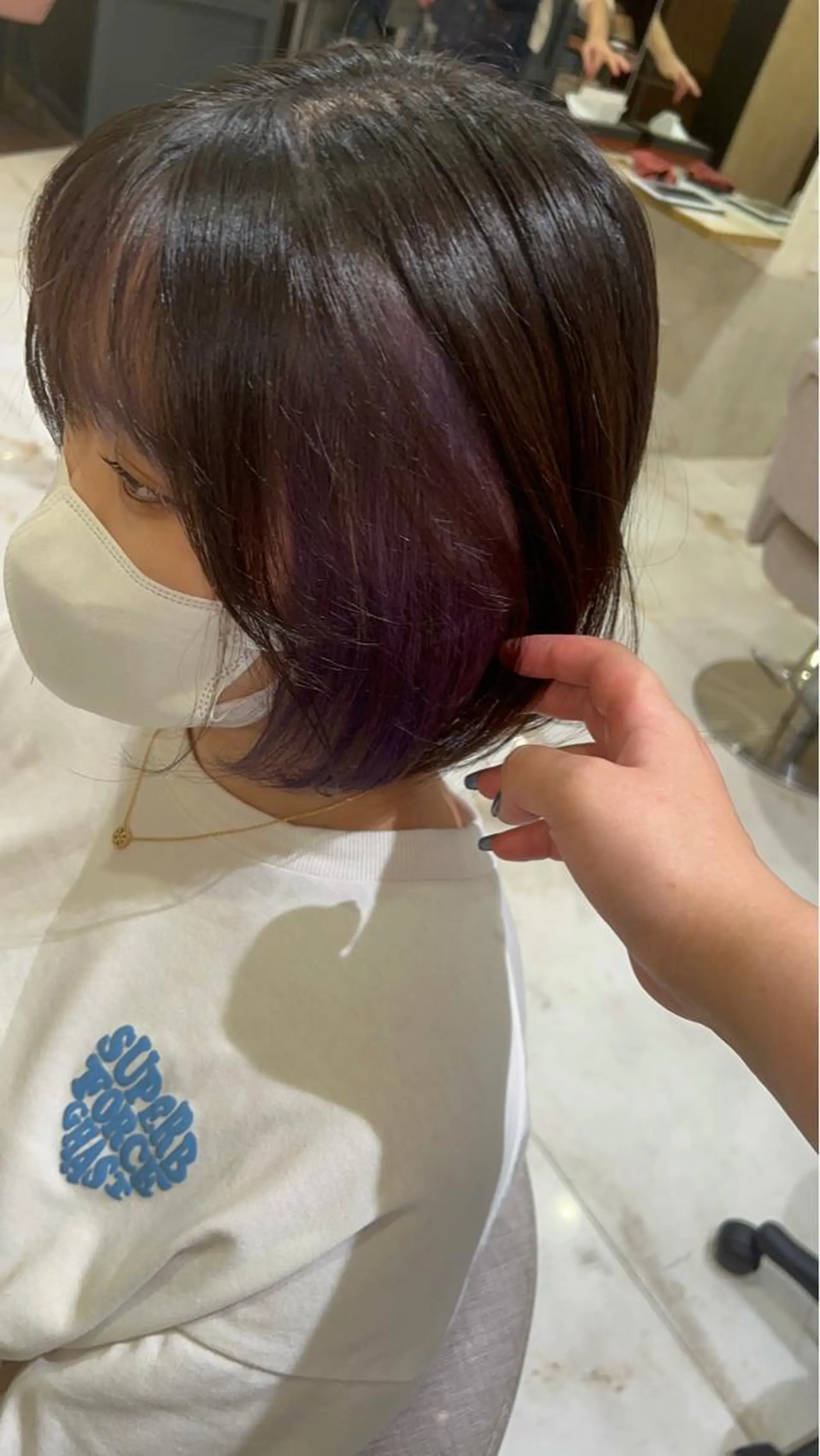 ショート カラー カット ヘアカラー トリートメント CIEL天六店 三上春のヘアスタイル