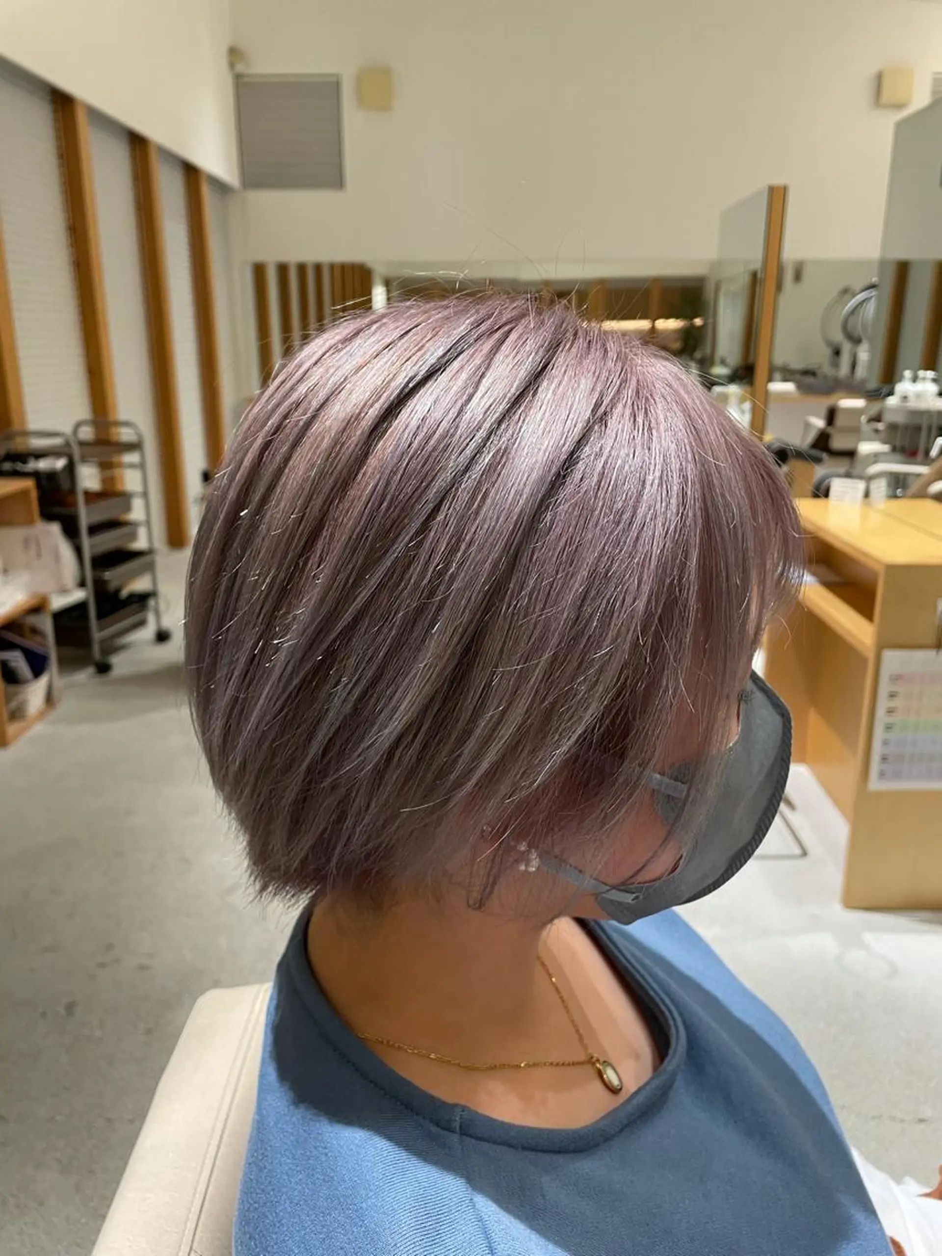 カラー ラベンダーカラー 中西倖 トップスタイリストのヘアスタイル