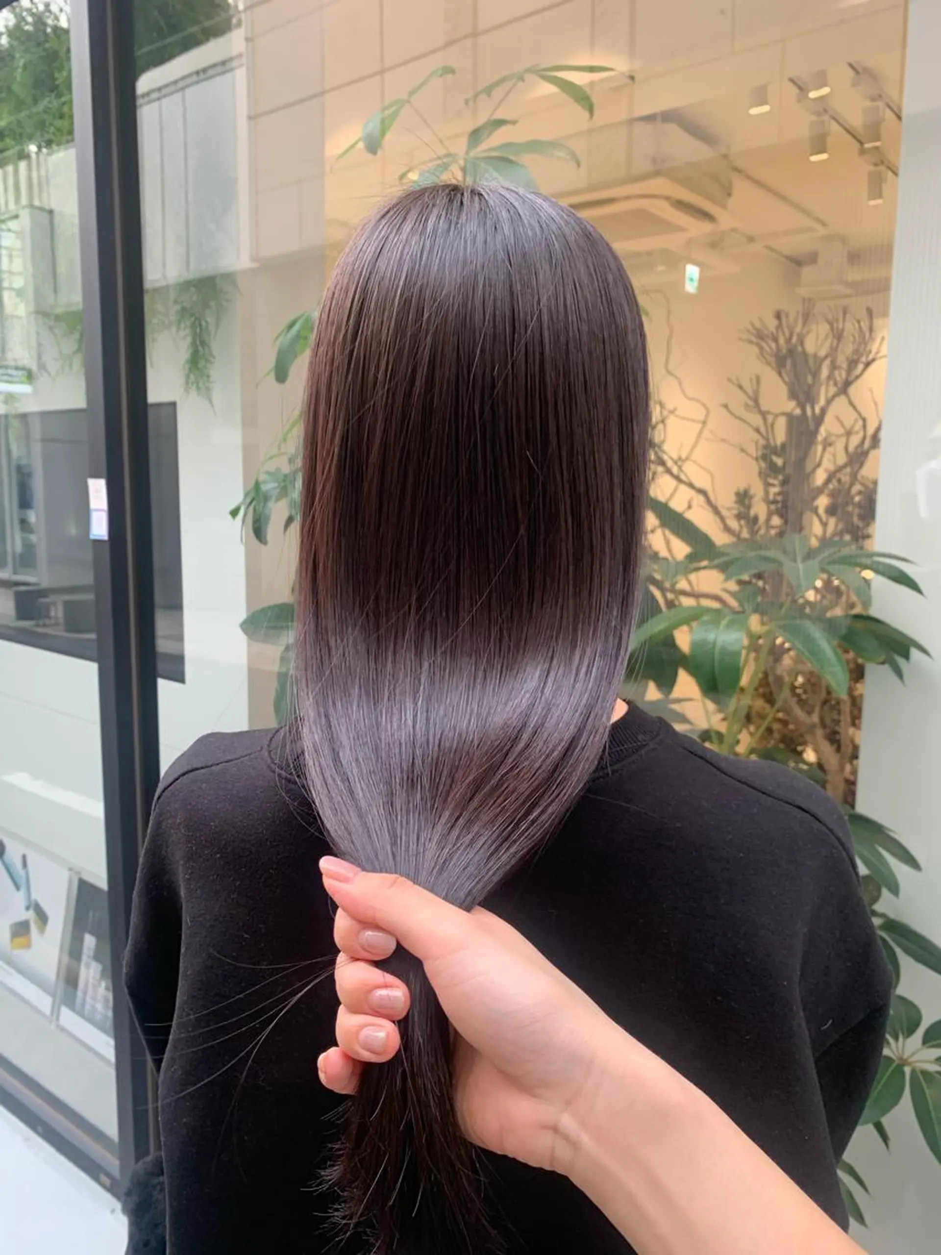 ロング soëll所属・🤍そぶえ　ゆうな/ 暖色カラー/縮毛矯正のヘアスタイル