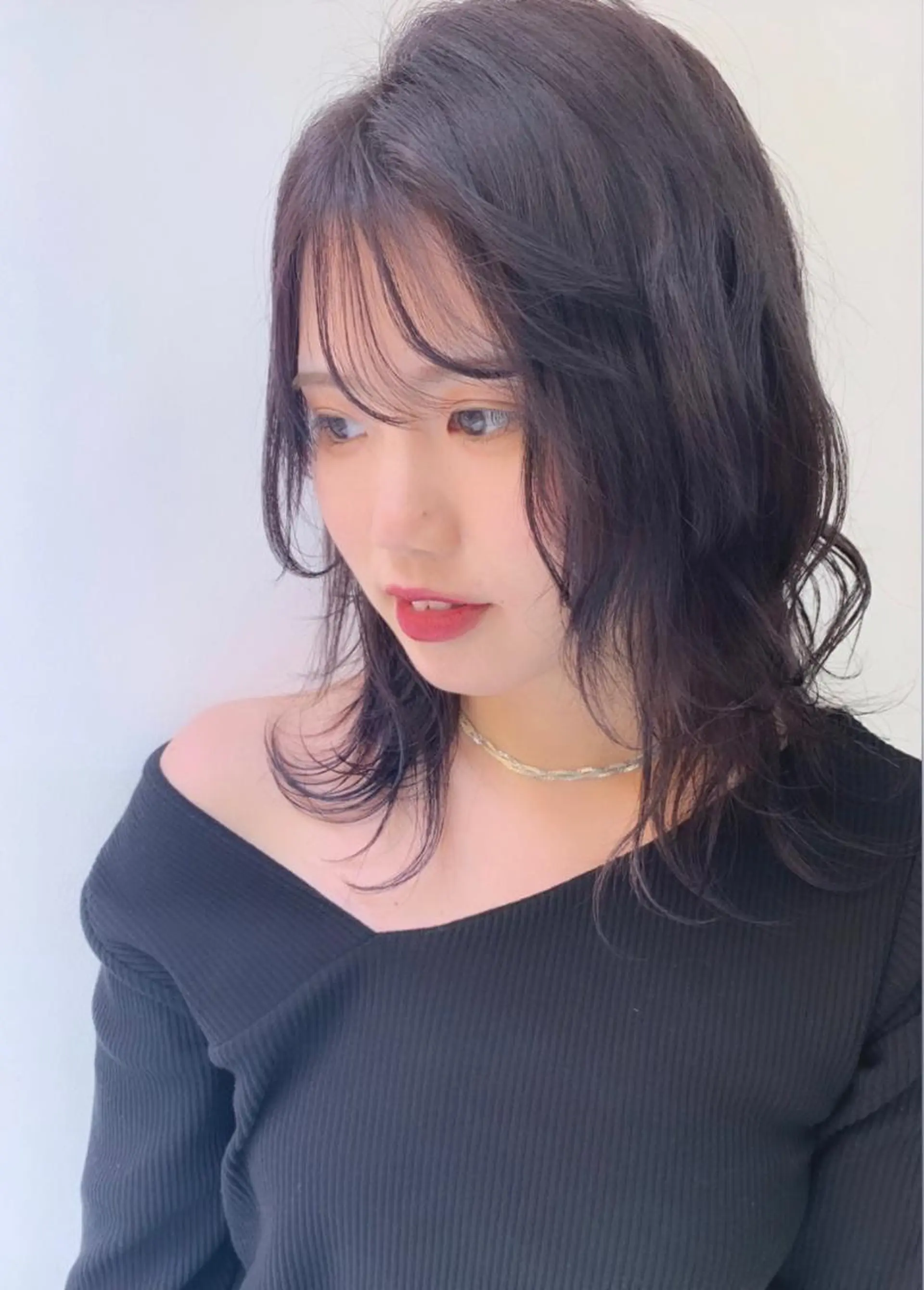 ミディアム カラー カット ヘアカラー トリートメント 🌈髪質改善特化🌈 ルフレのヘアスタイル