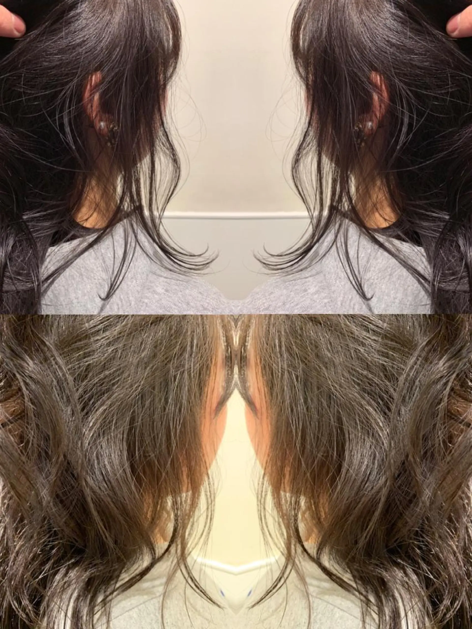 セミロング カラー 透明感カラー グレージュ Emerge武蔵小杉所属・/本物の髪質改善/ 古川新のヘアスタイル